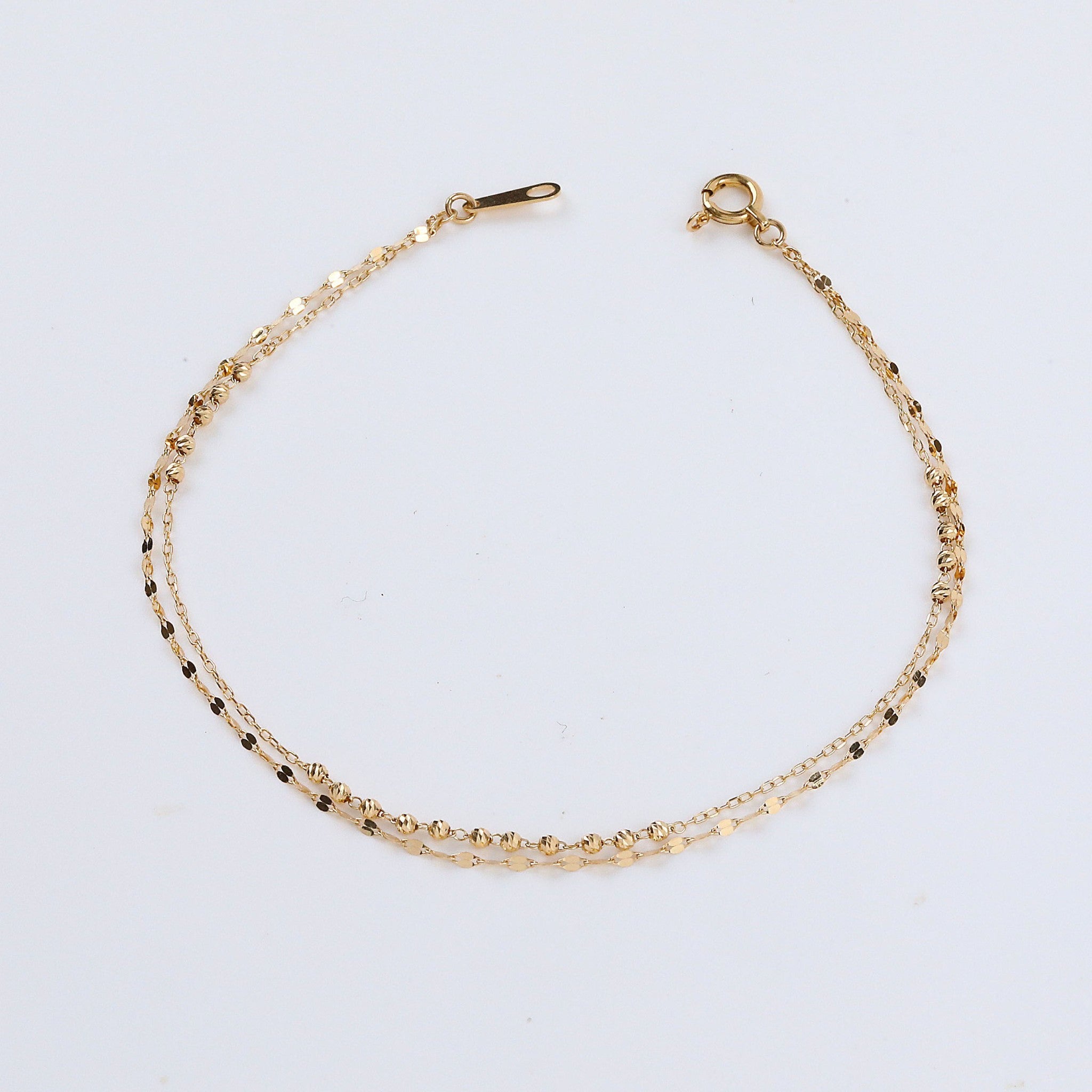 K18ブレスレット(2連)《25V01207》