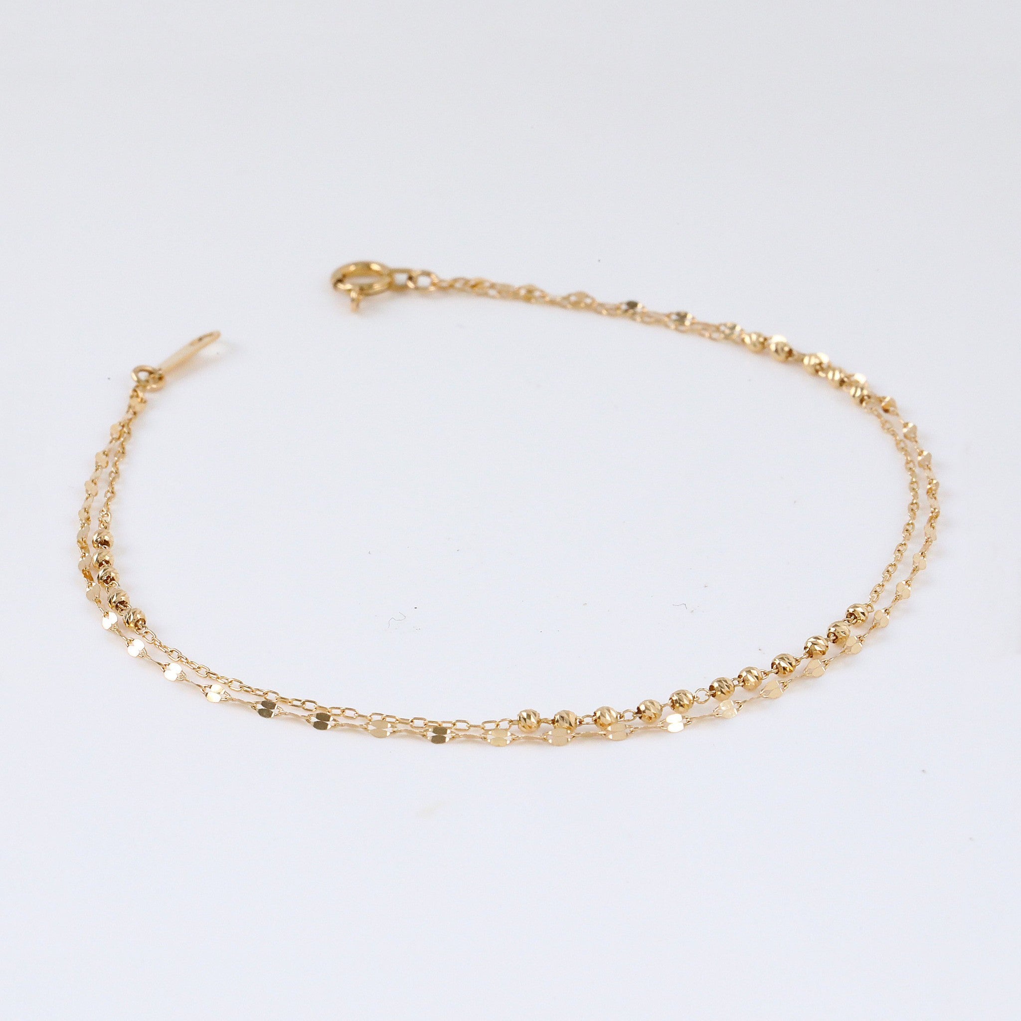 K18ブレスレット(2連)《25V01207》