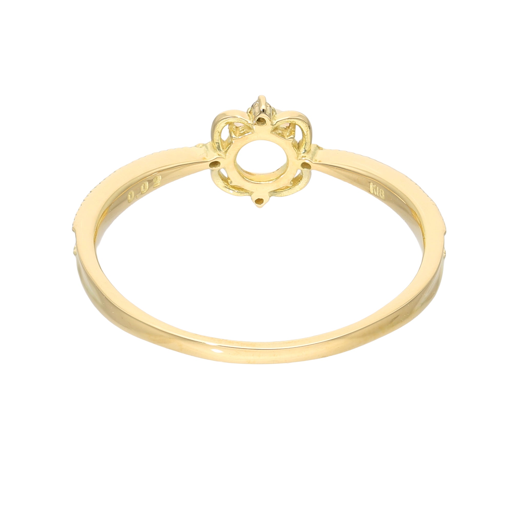 オパール/ダイヤモンド K18リング(10月誕生石)《25V01301》