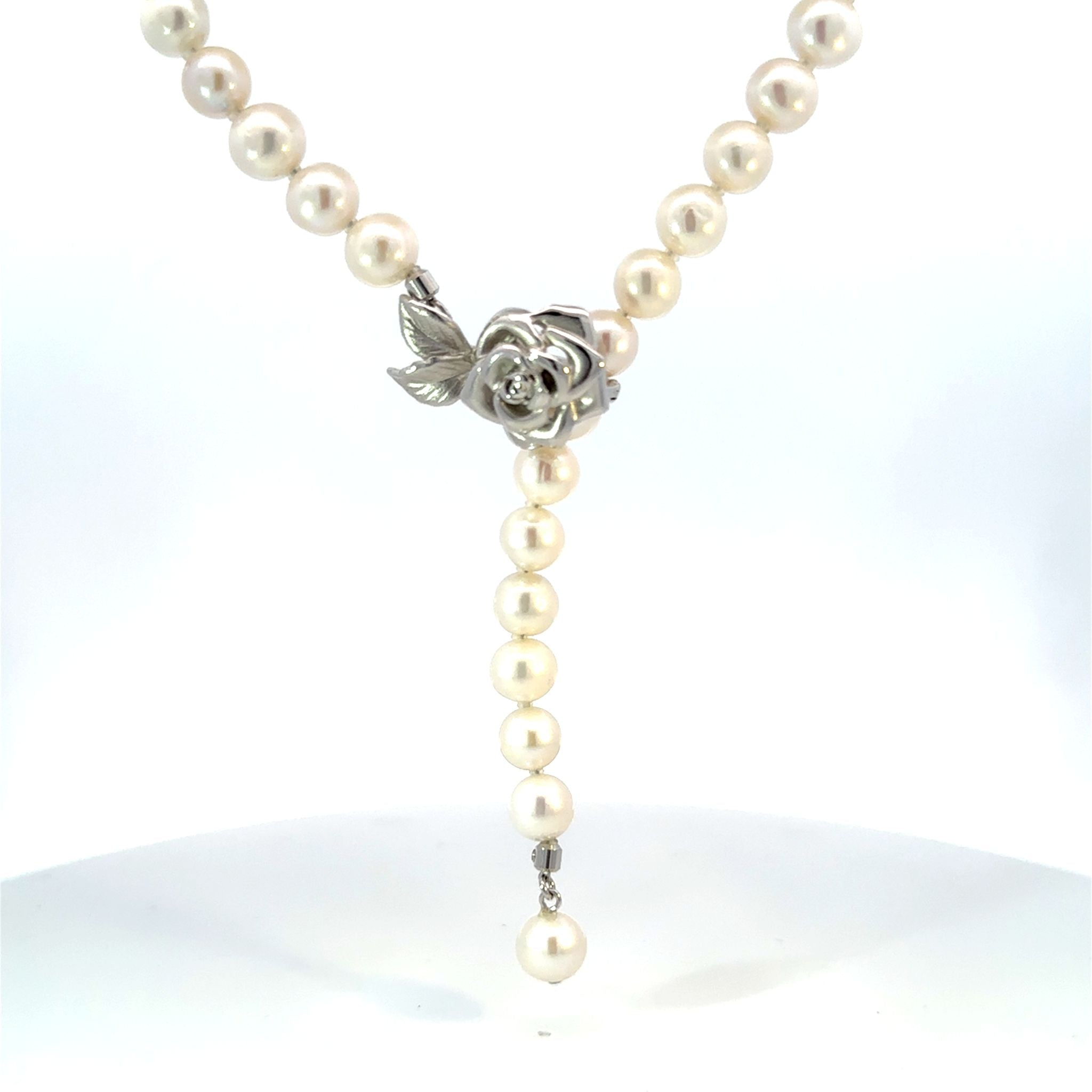 パール ネックレス(淡水真珠/2Way/6月誕生石)《25V01506》