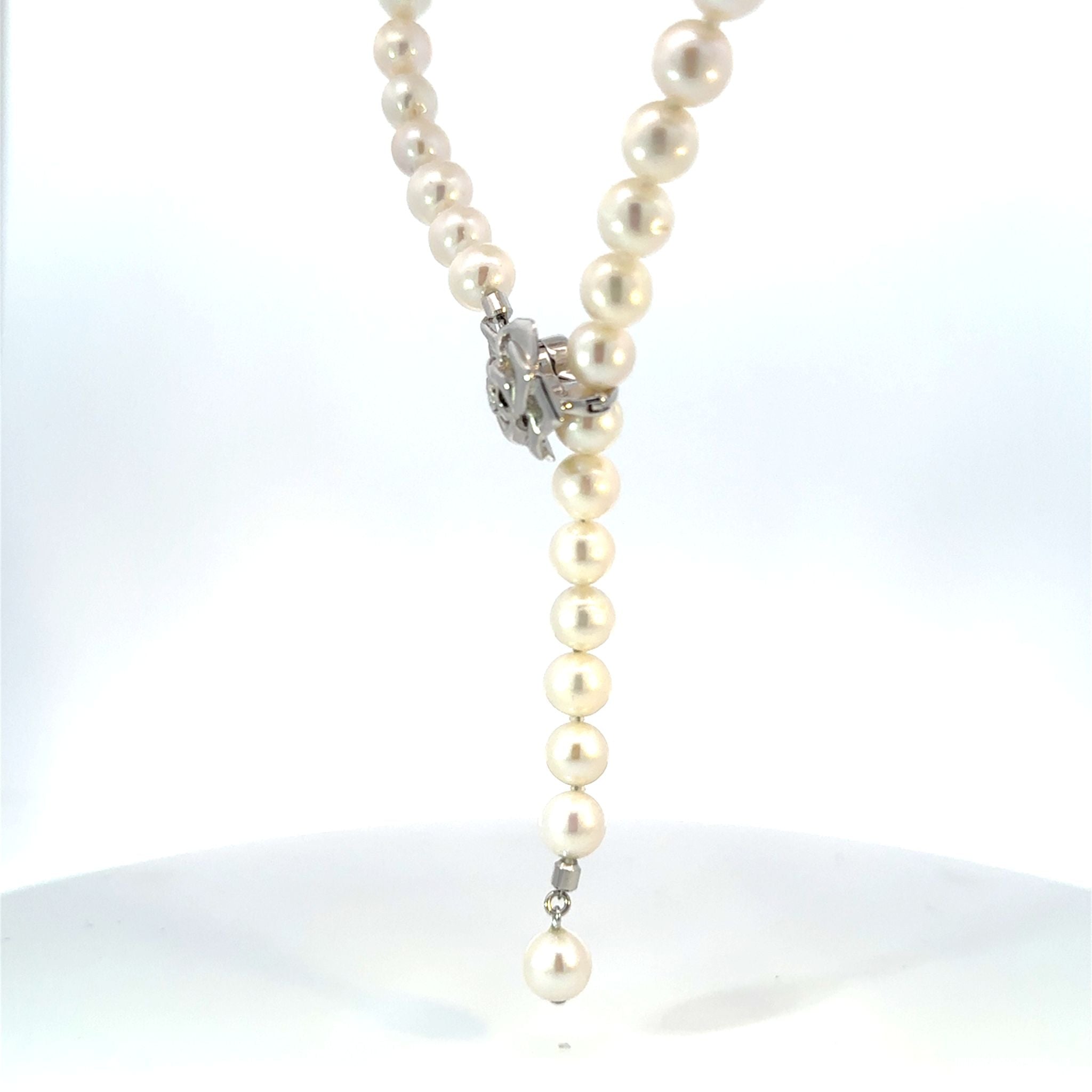 パール ネックレス(淡水真珠/2Way/6月誕生石)《25V01506》