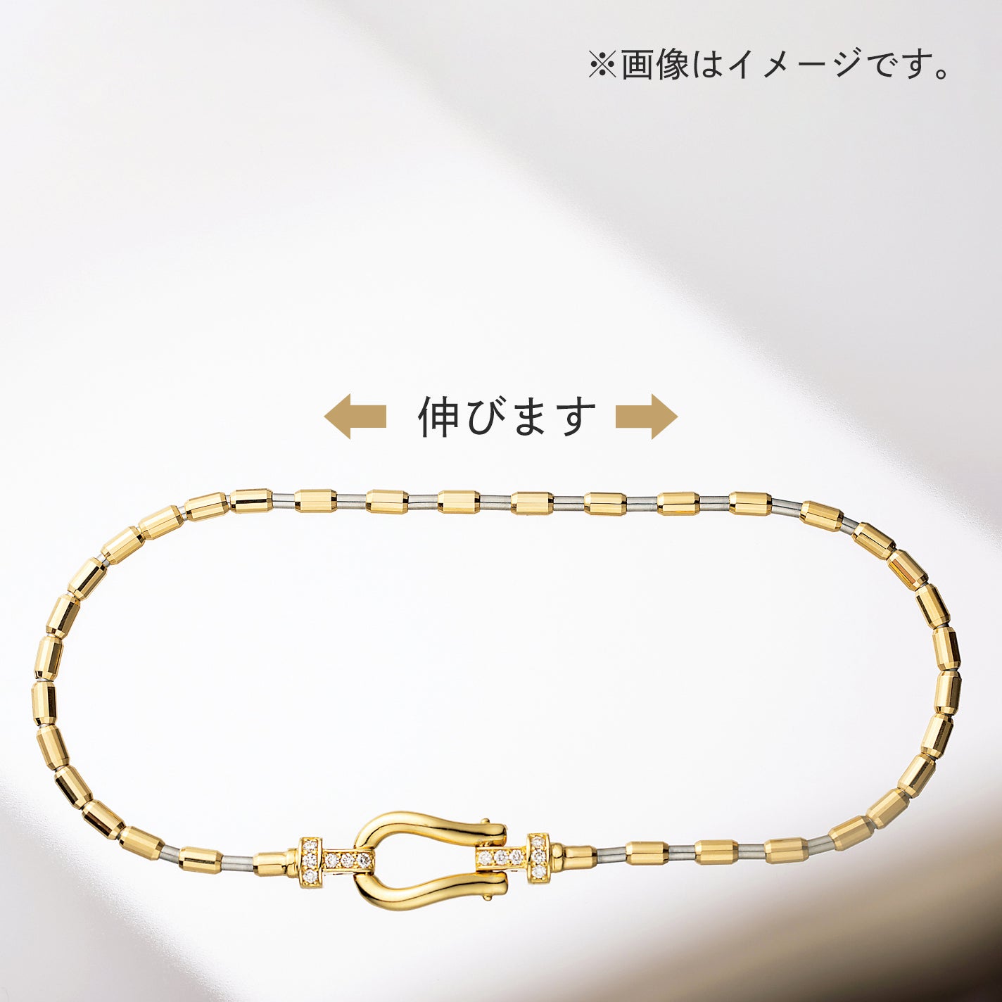 ダイヤモンド プラチナブレスレット(計1カラット/ストレッチタイプ/4月誕生石)《25V01802》