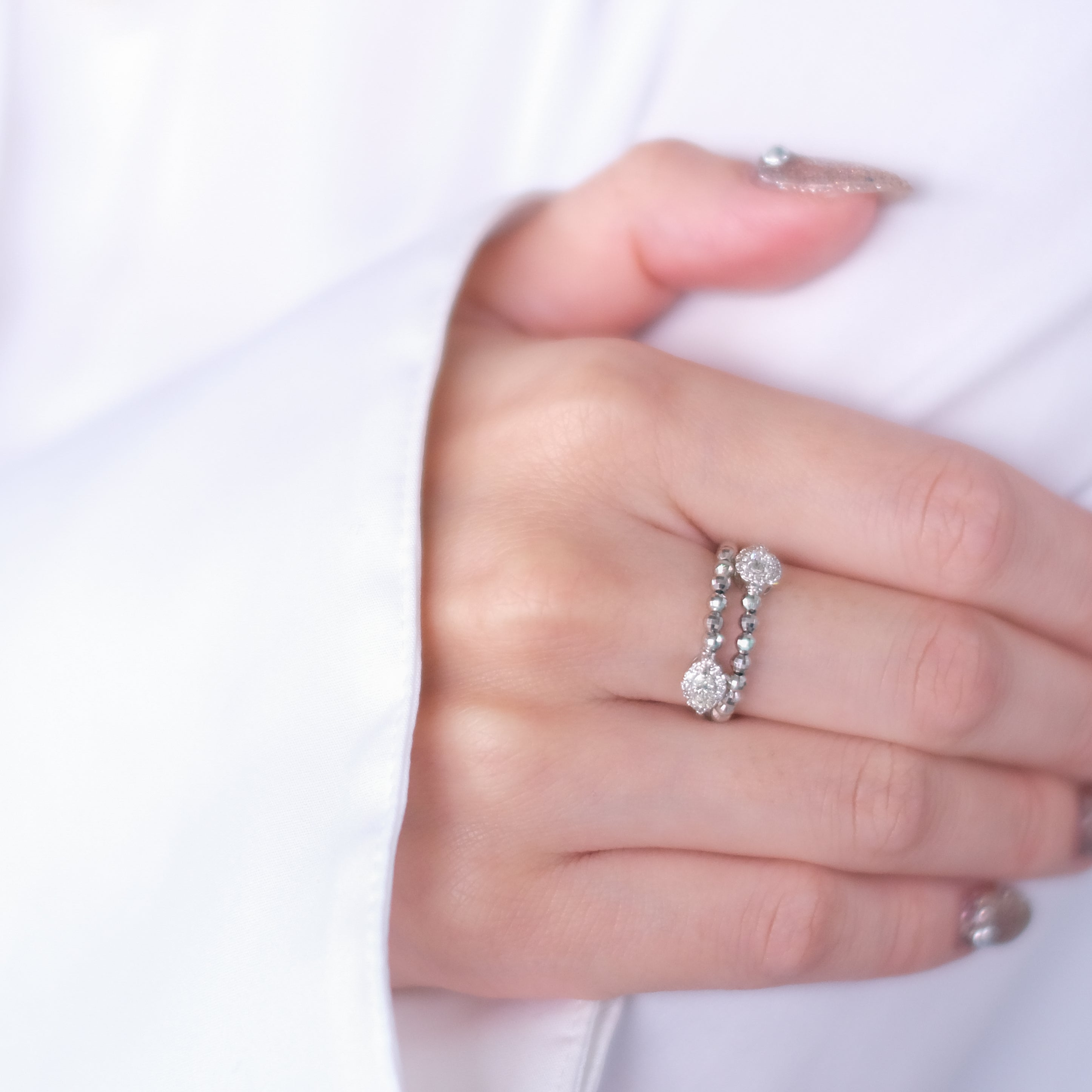 ダイヤモンド プラチナリング(マーキスカット/Sサイズ/フリーサイズ/4月誕生石)《25V01805-S》