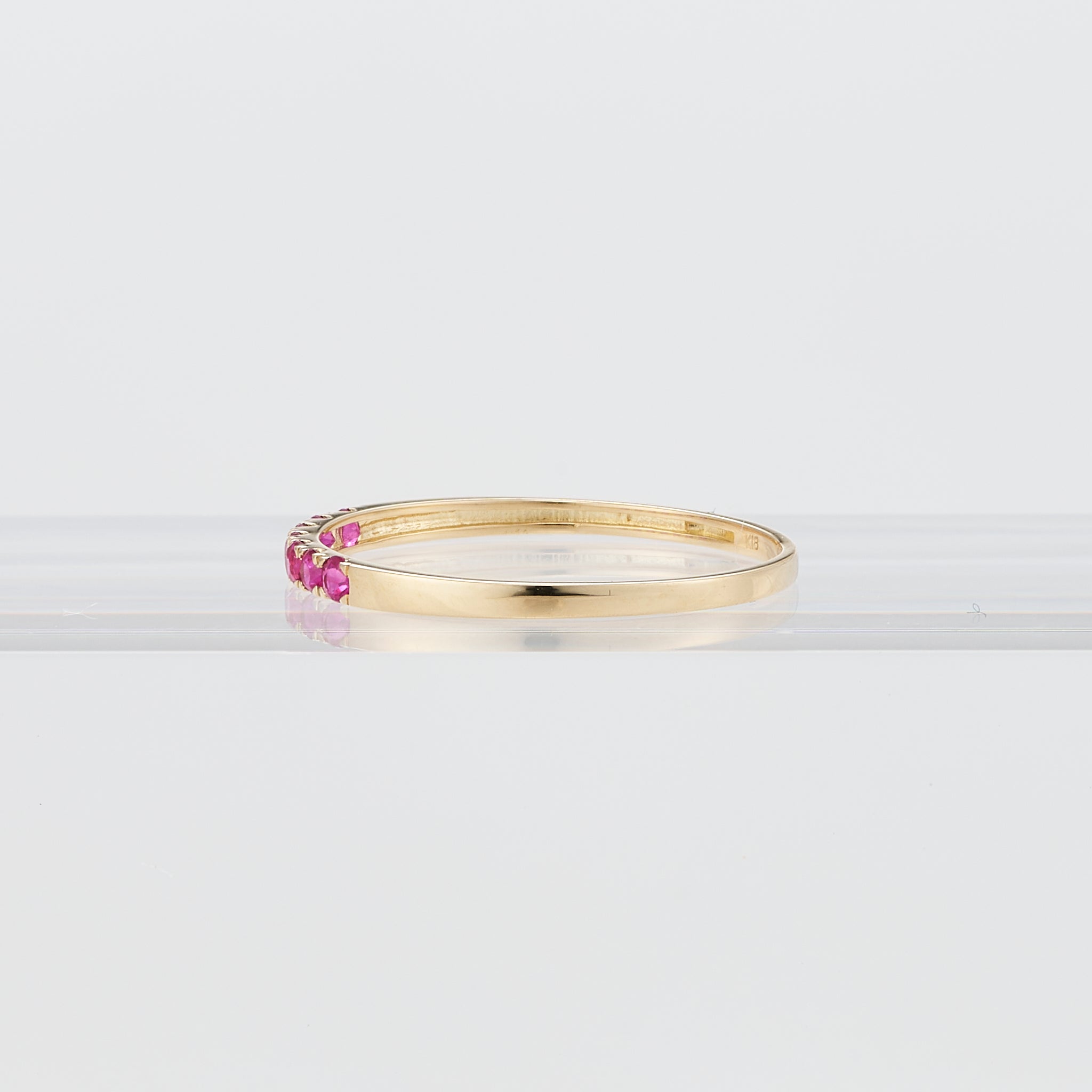 ルビー K18リング(7月誕生石)《25V02005》