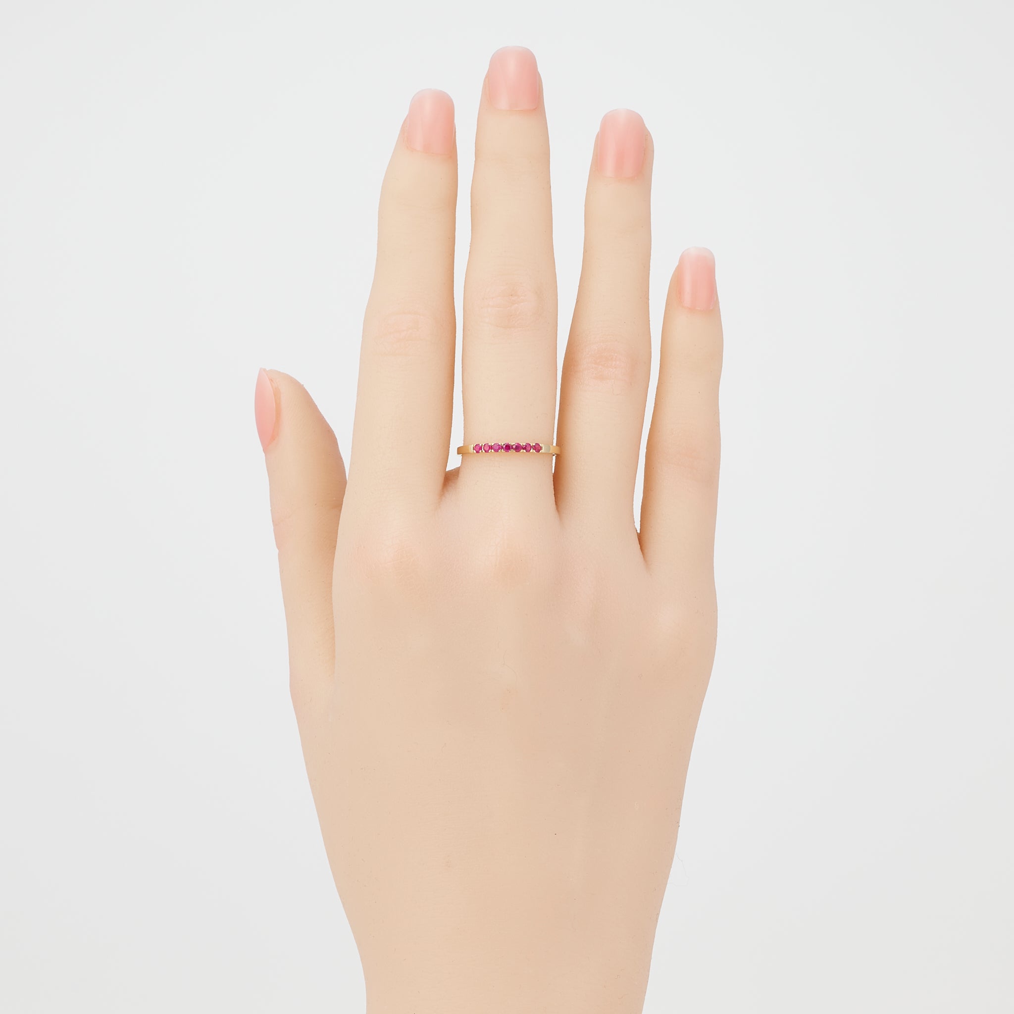 ルビー K18リング(7月誕生石)《25V02005》