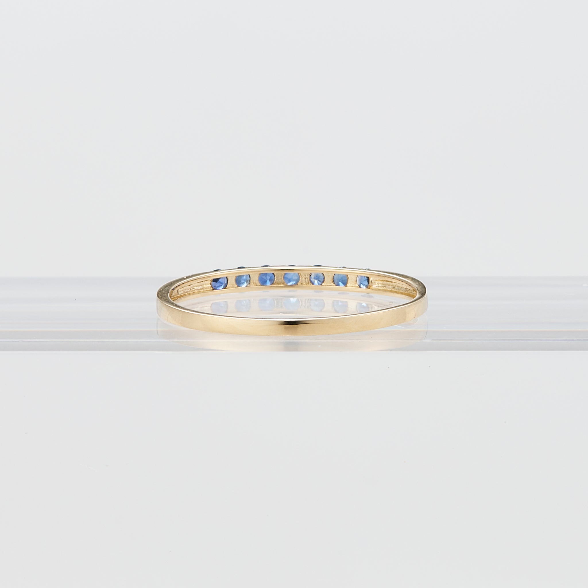 サファイア K18リング(9月誕生石)《25V02006》