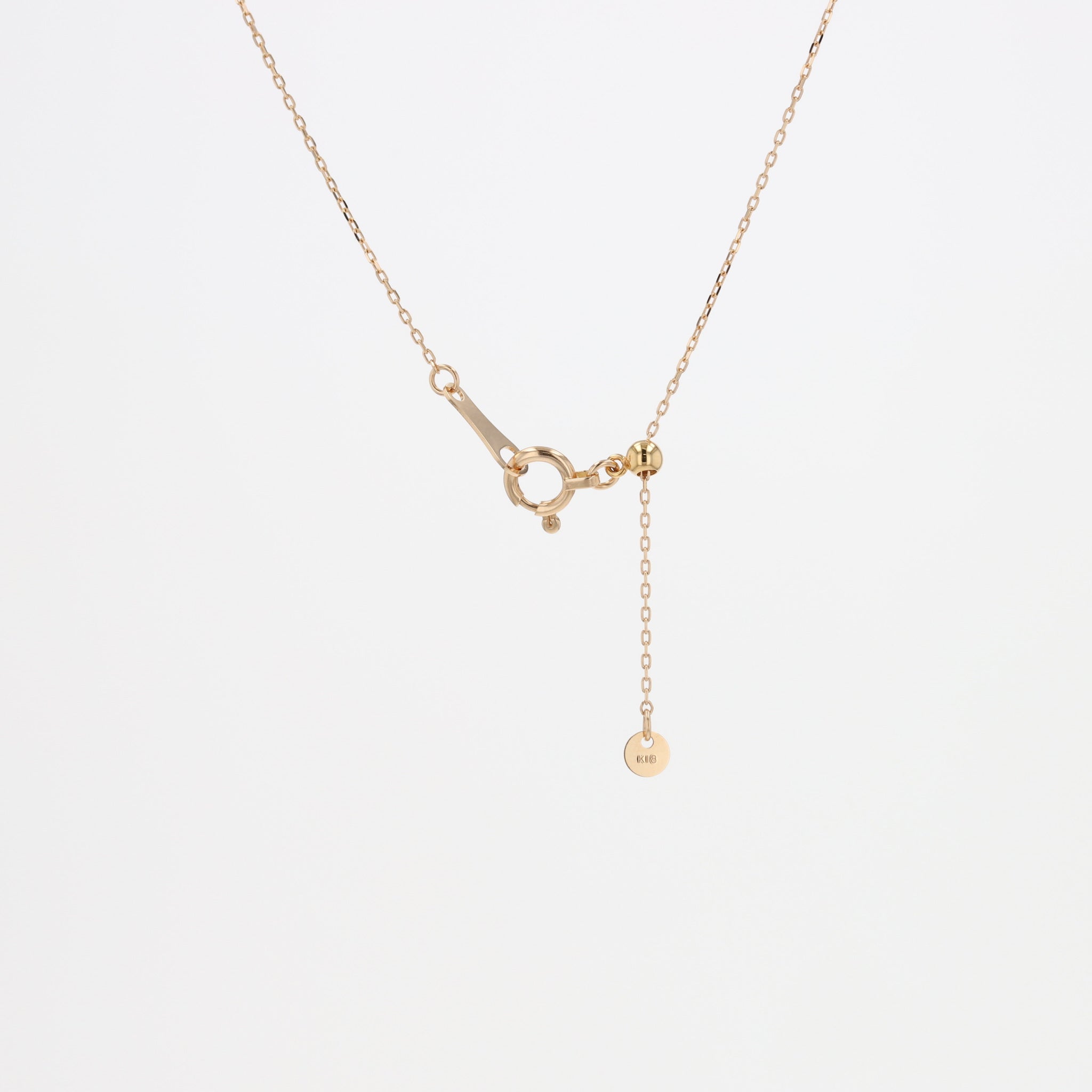 モルガナイト K18ネックレス(マーキス/4月誕生石)《25V02101》