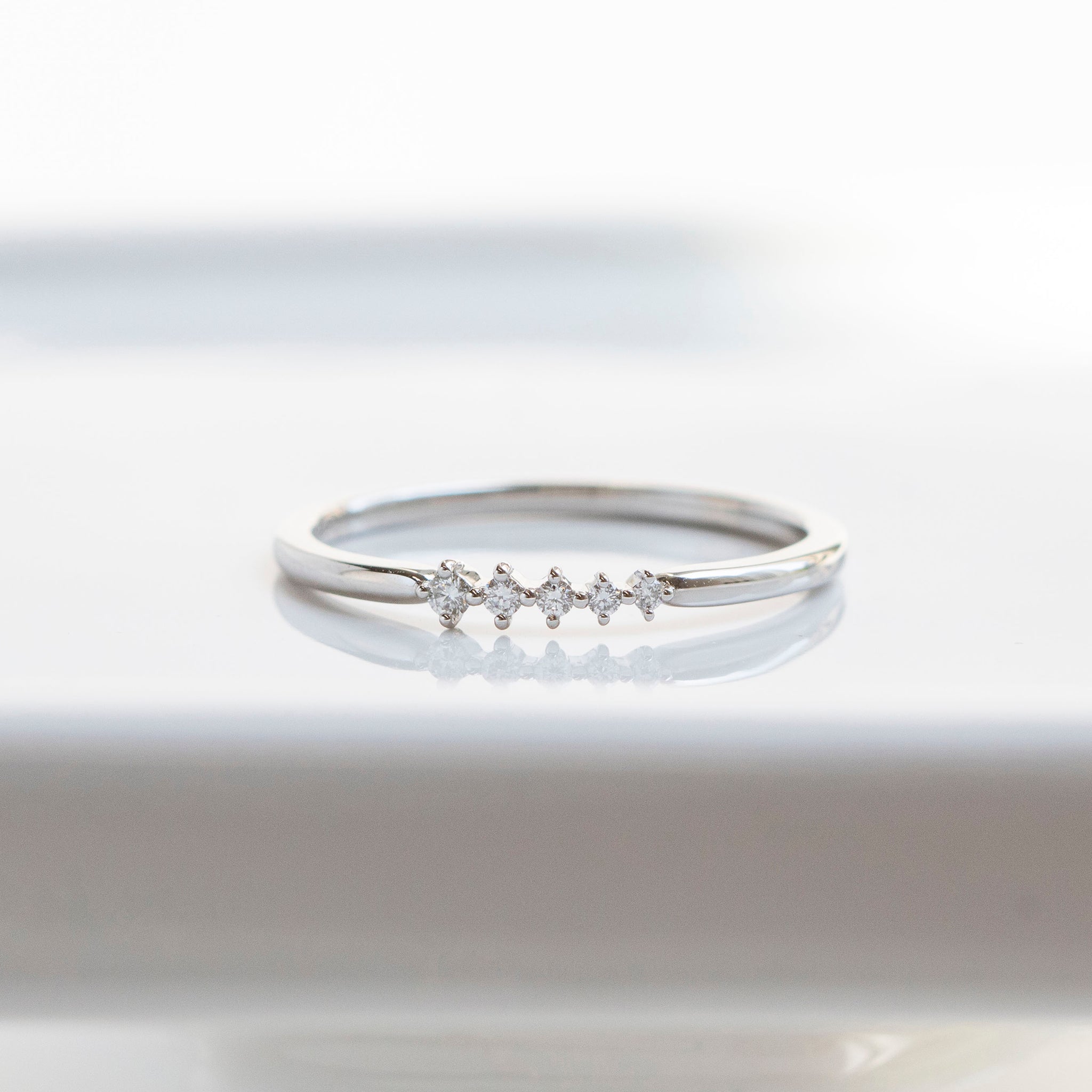 ダイヤモンド プラチナリング(4月誕生石)《25V02408》