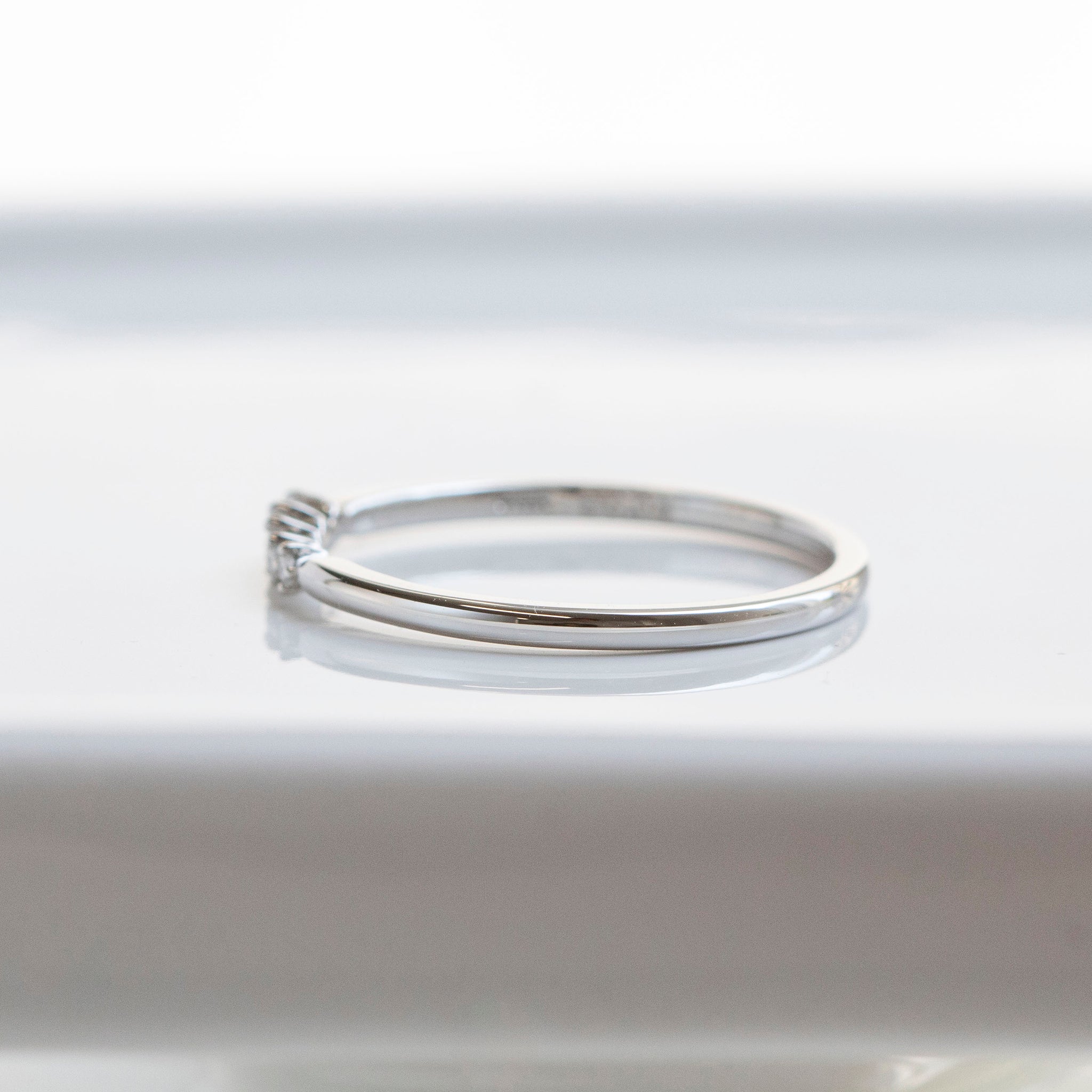 ダイヤモンド プラチナリング(4月誕生石)《25V02408》