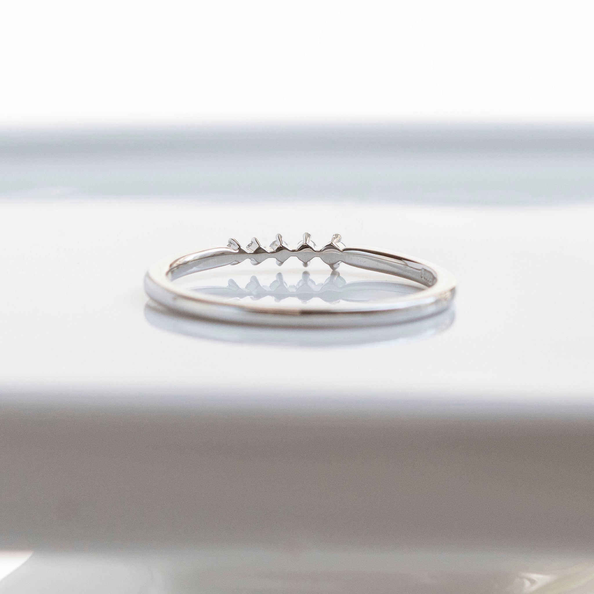 ダイヤモンド プラチナリング(4月誕生石)《25V02408》