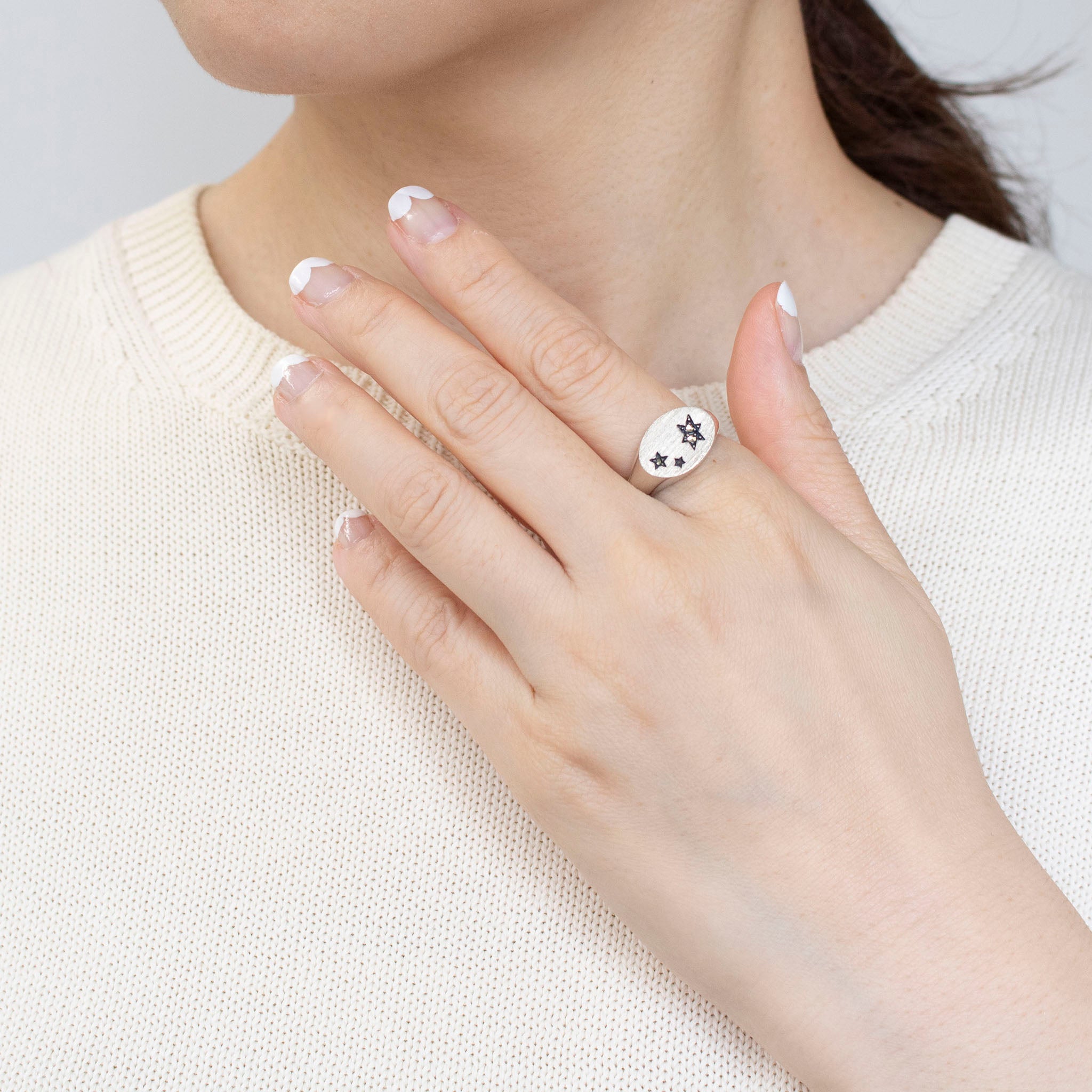 マルカジット シルバーリング(星モチーフ)《25V02701》