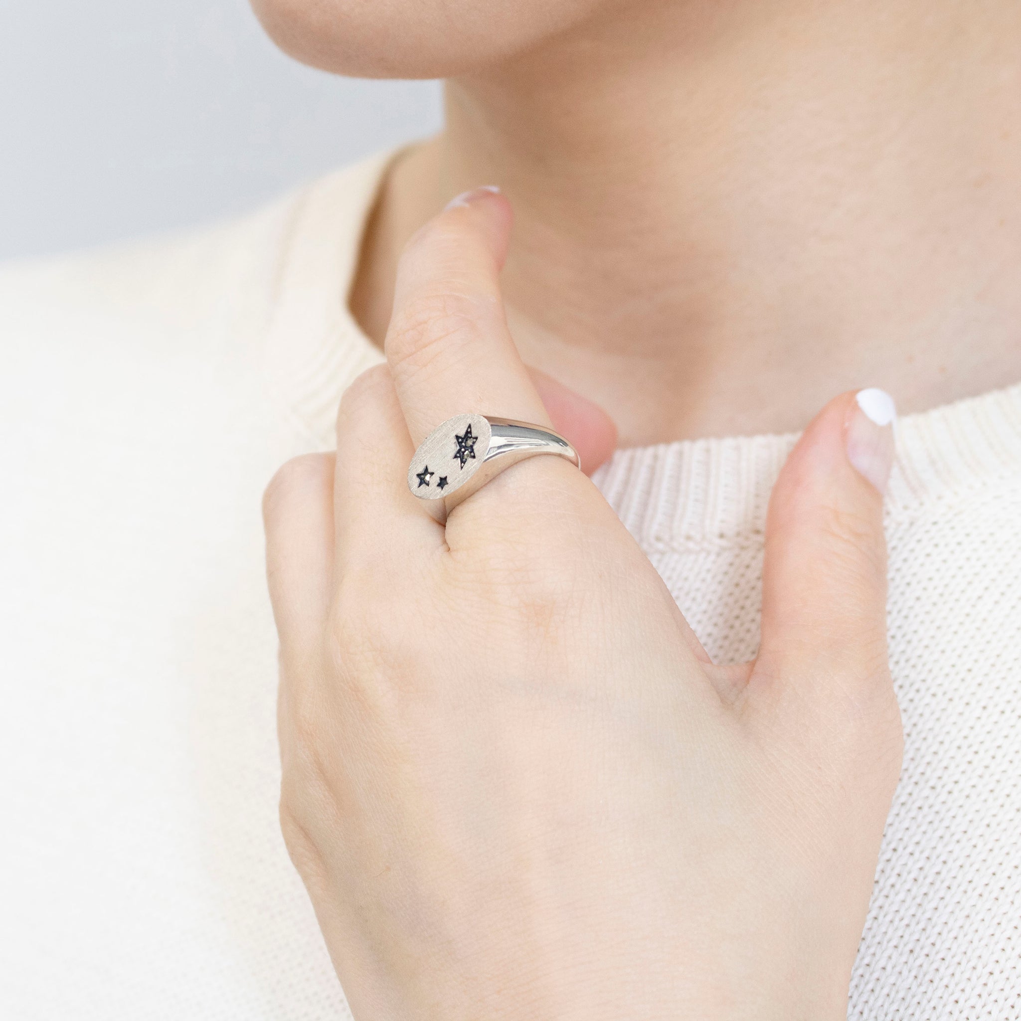 マルカジット シルバーリング(星モチーフ)《25V02701》