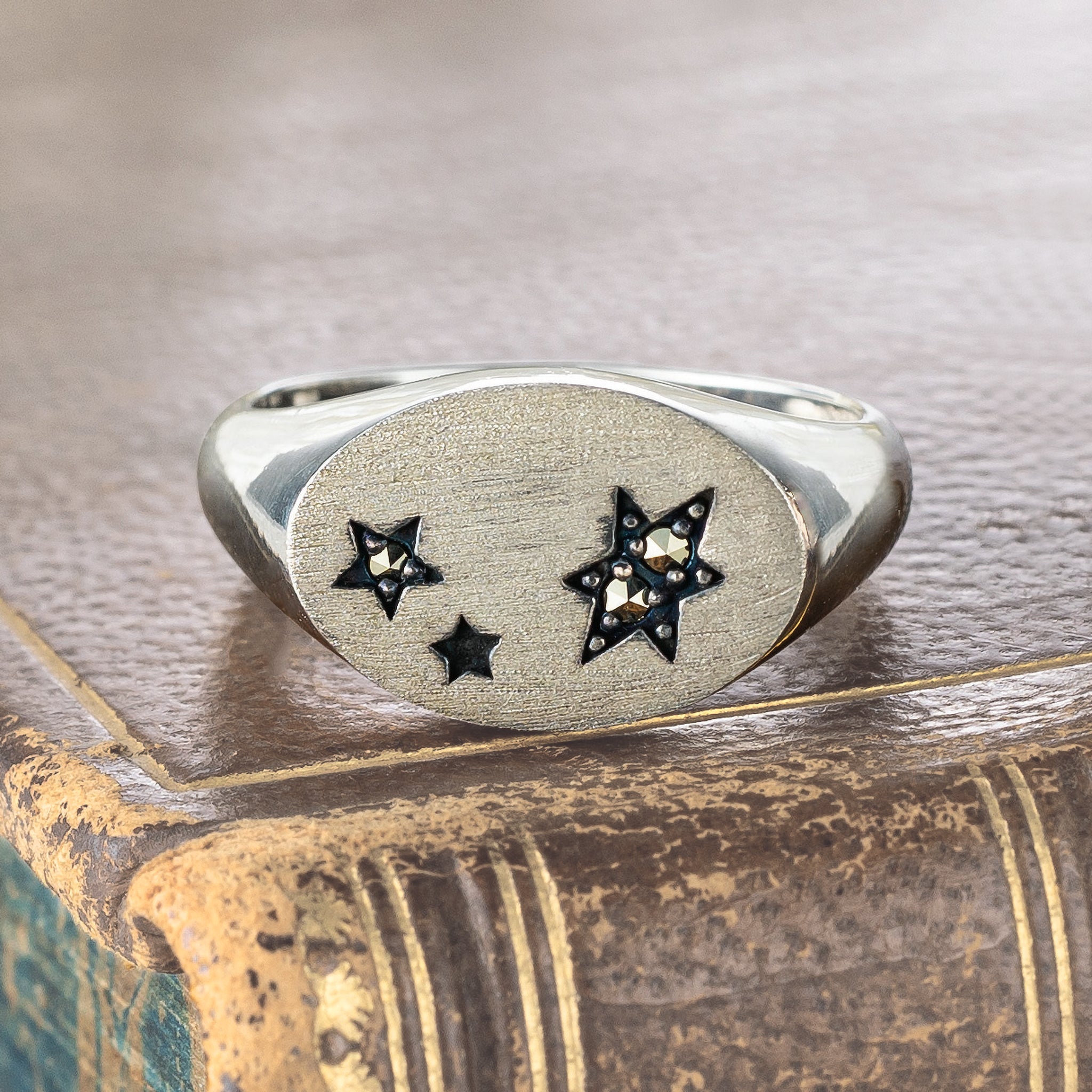 マルカジット シルバーリング(星モチーフ)《25V02701》
