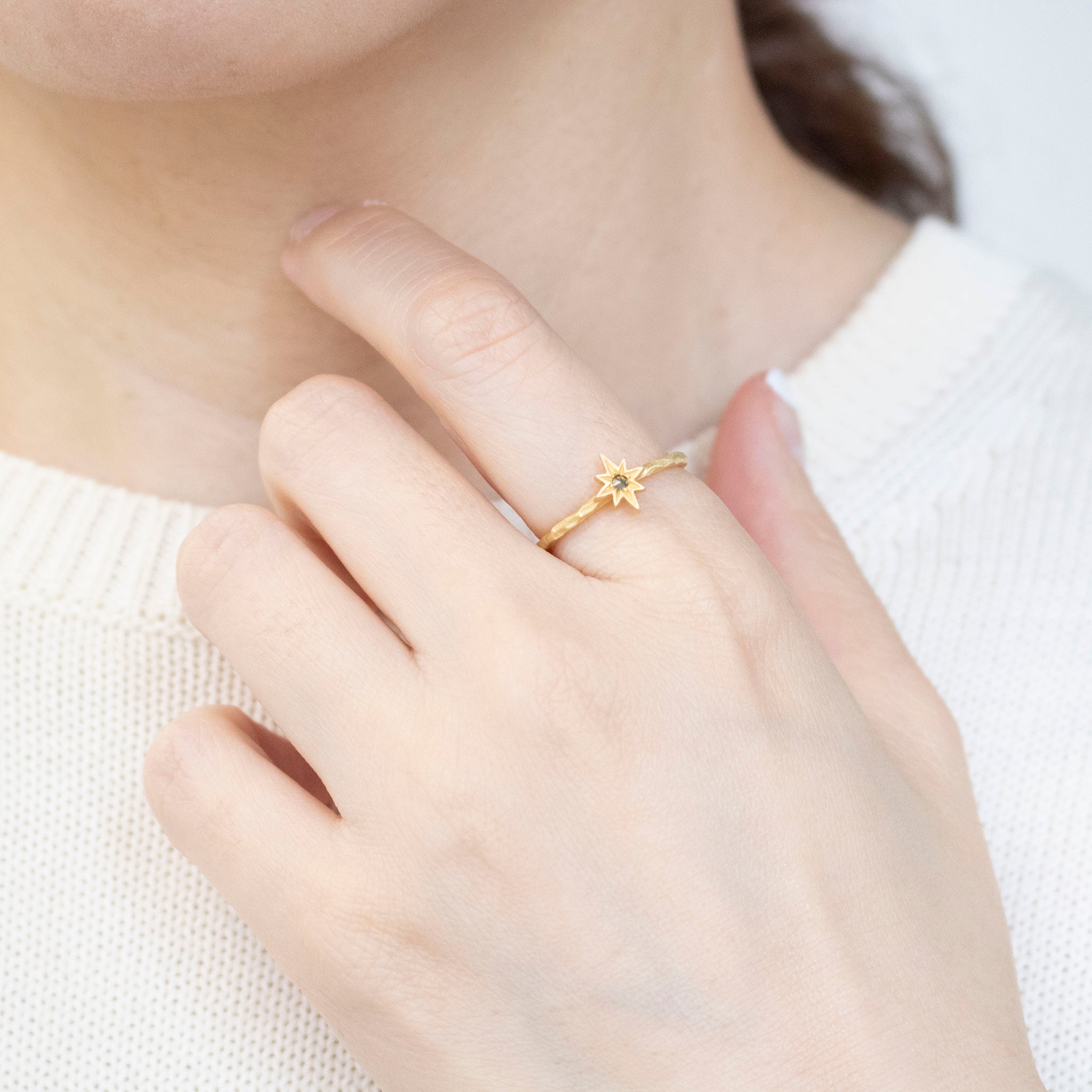 パール/マルカジット シルバーリング(淡水真珠/3本セット)《25V02707》