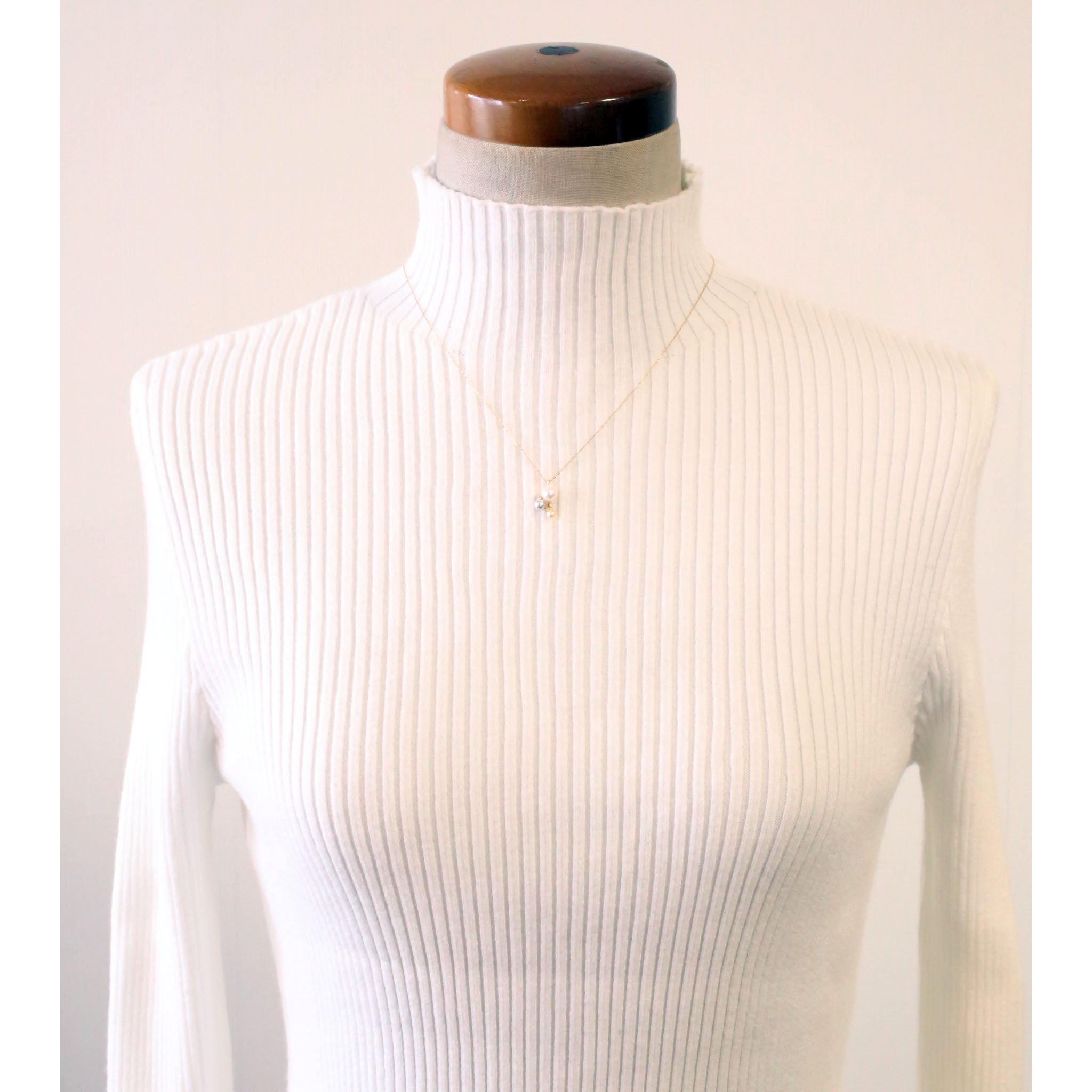 【限定5点】パール/ダイヤモンド K18ネックレス(アコヤ真珠/6月誕生石)《25V02802》