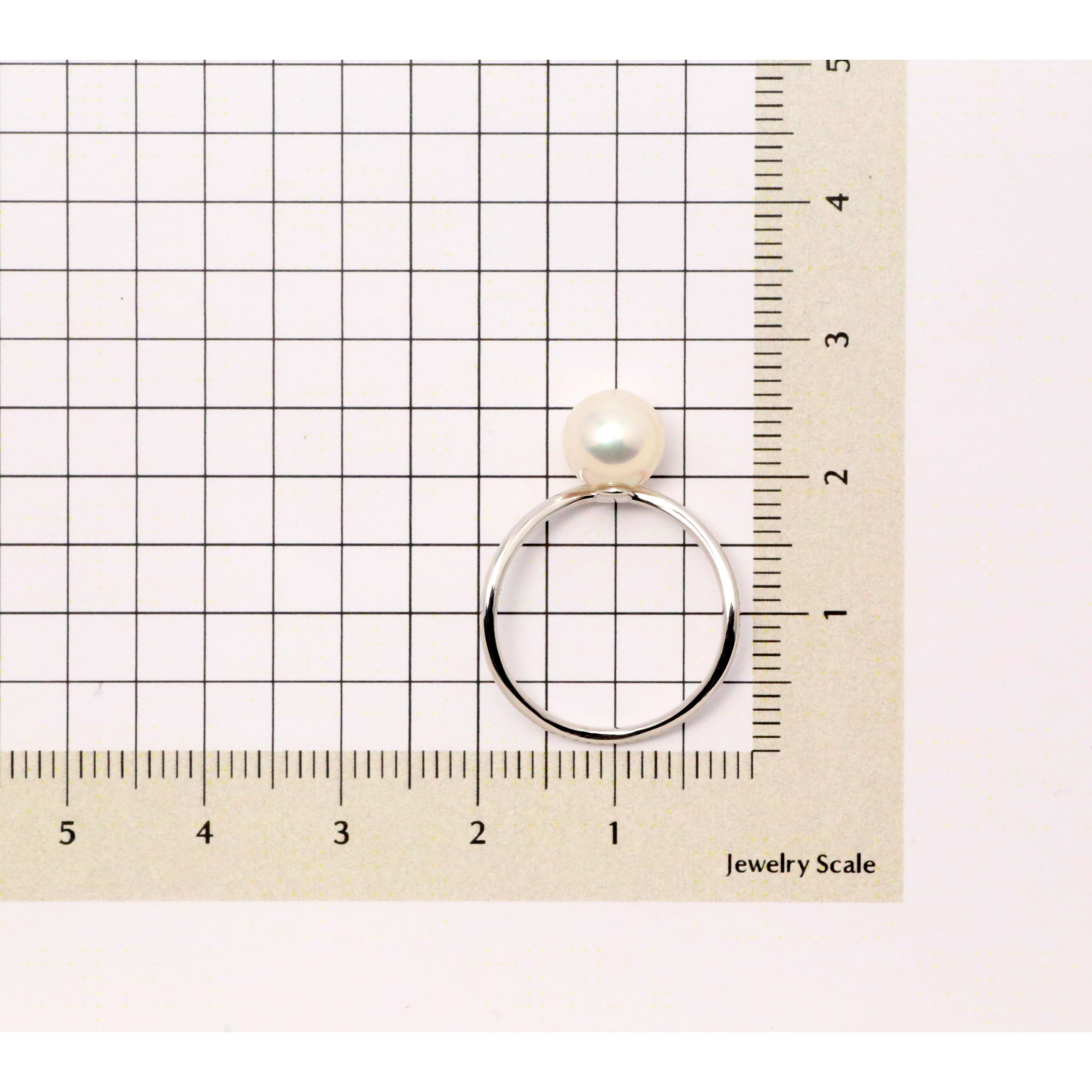 パール K18リング(アコヤ真珠/7mm/6月誕生石)《25V02805》