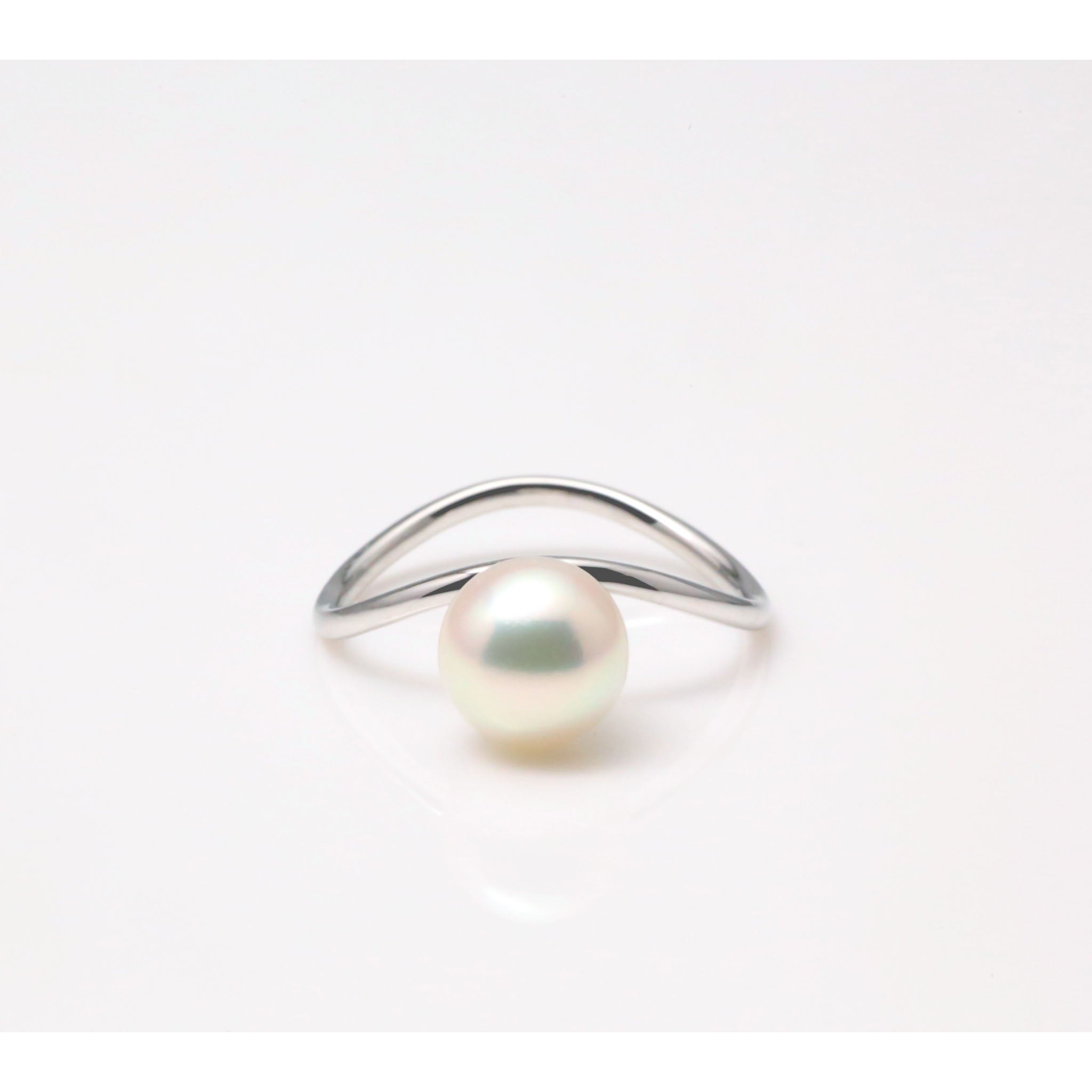 パール K18リング(アコヤ真珠/7mm/6月誕生石)《25V02805》