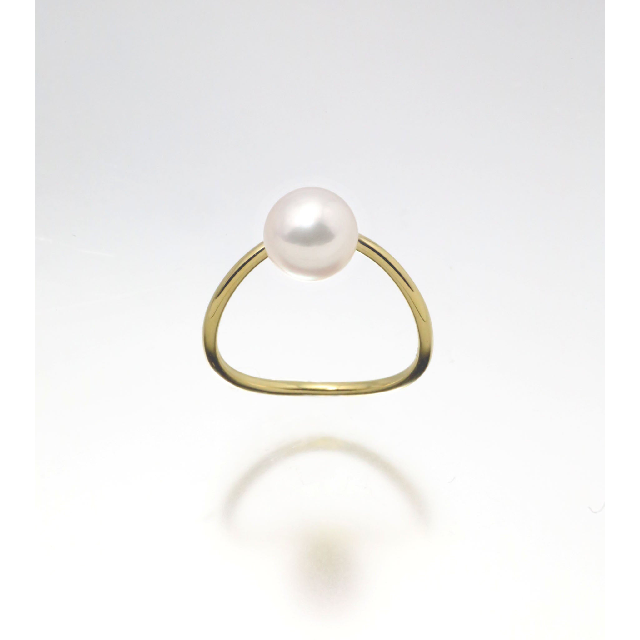 パール K18リング(アコヤ真珠/7.5mm/6月誕生石)《25V02806》