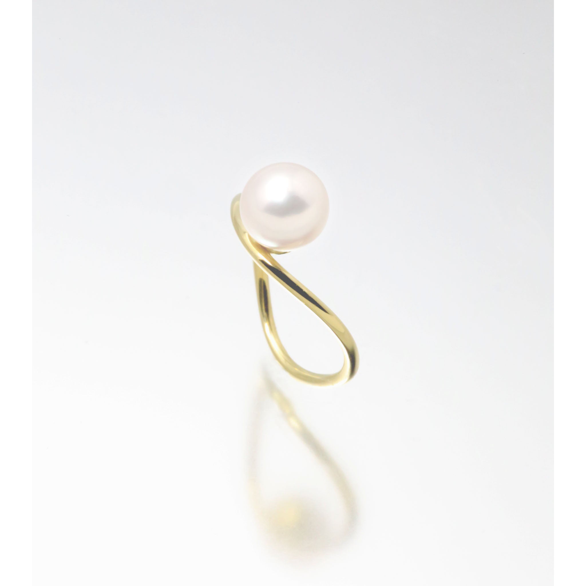 パール K18リング(アコヤ真珠/7.5mm/6月誕生石)《25V02806》