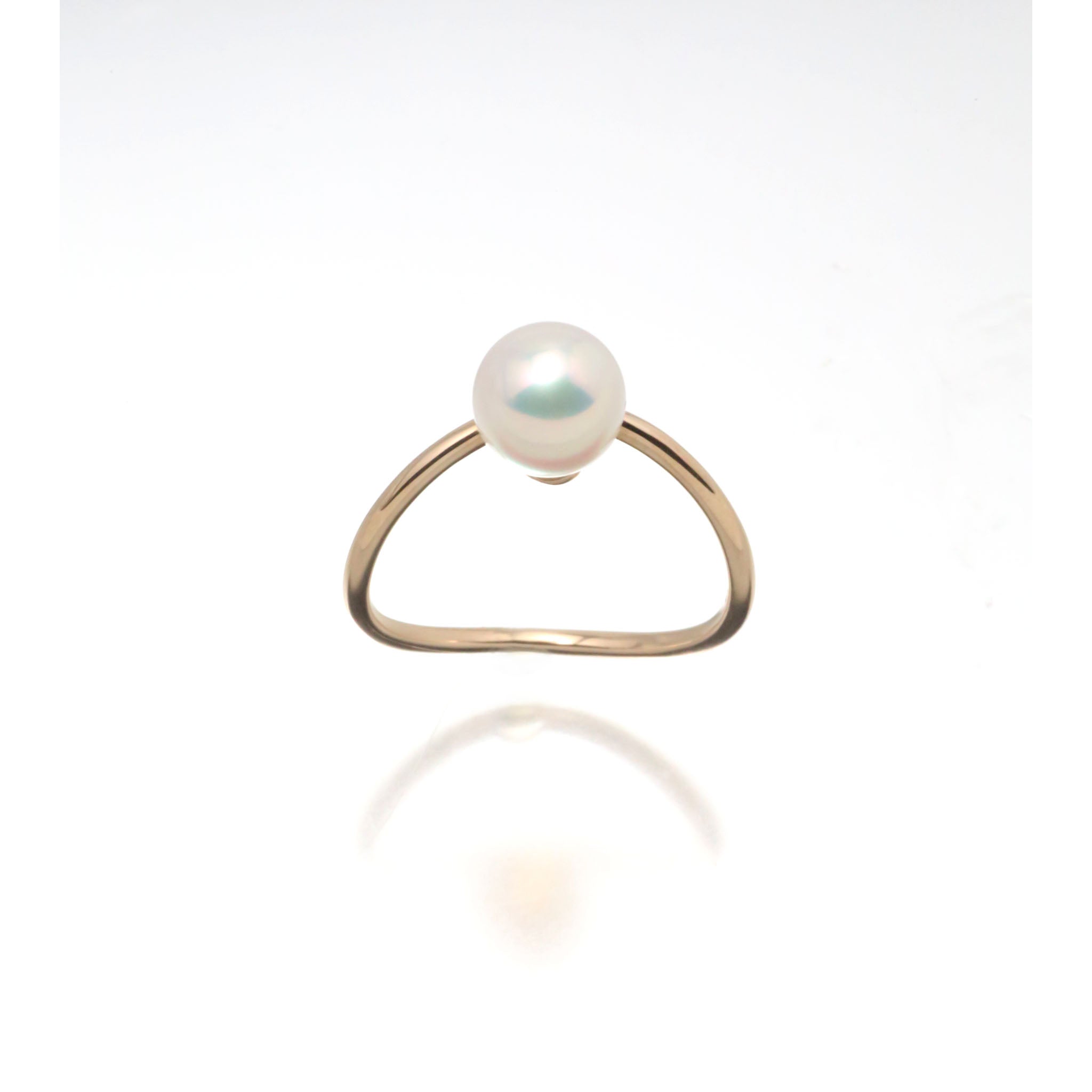 パール K18リング(アコヤ真珠/6.5mm/6月誕生石)《25V02807》