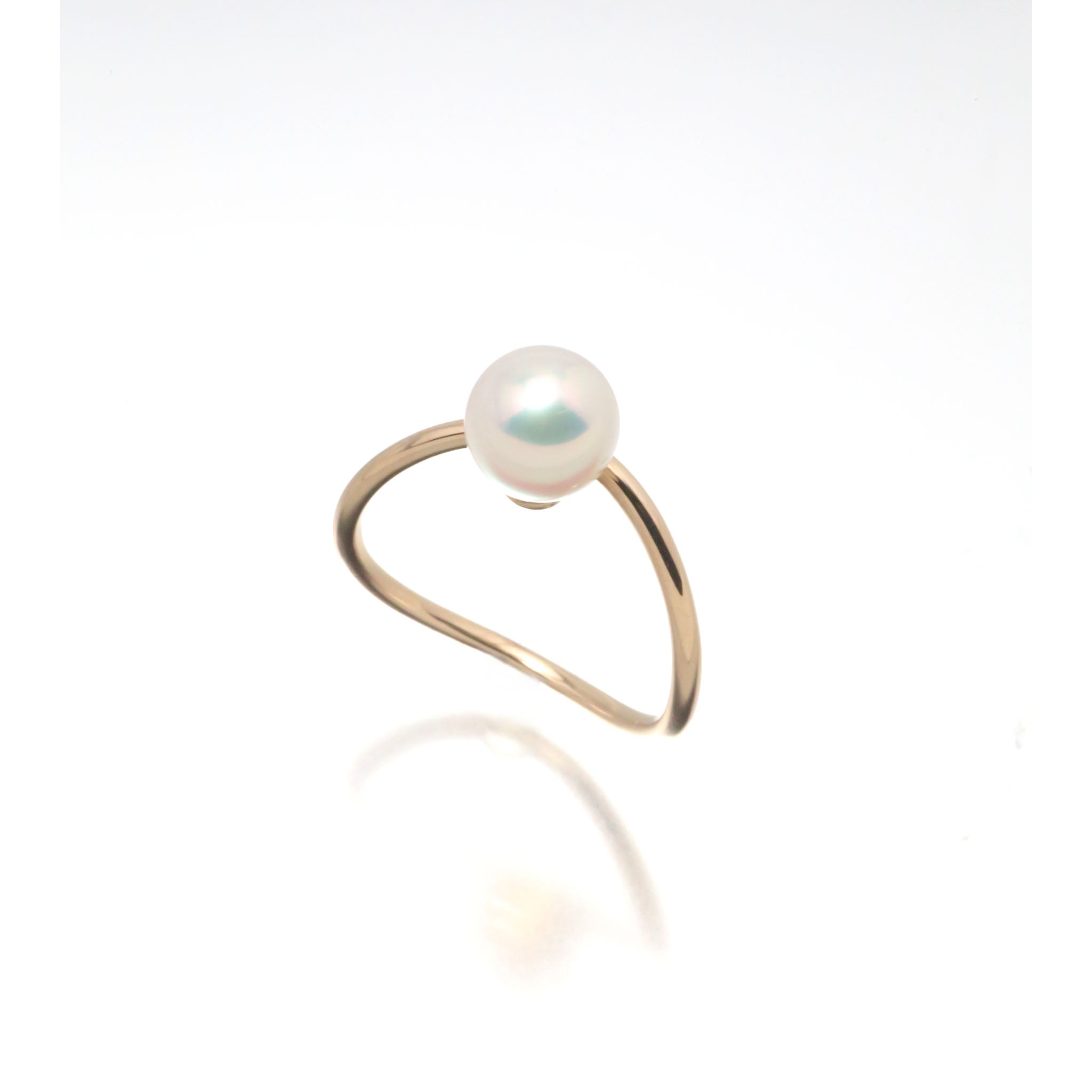 パール K18リング(アコヤ真珠/6.5mm/6月誕生石)《25V02807》