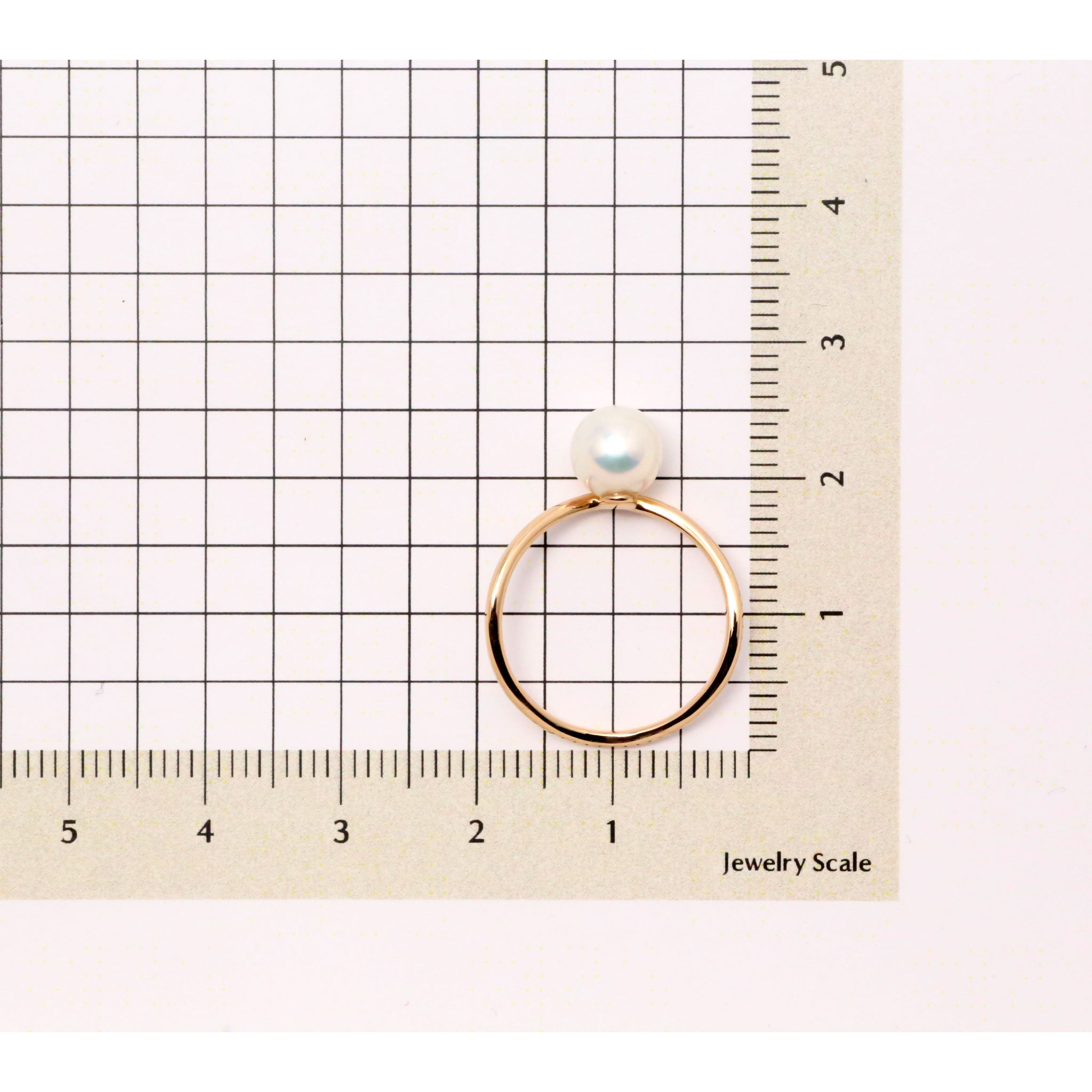 パール K18リング(アコヤ真珠/6.5mm/6月誕生石)《25V02807》