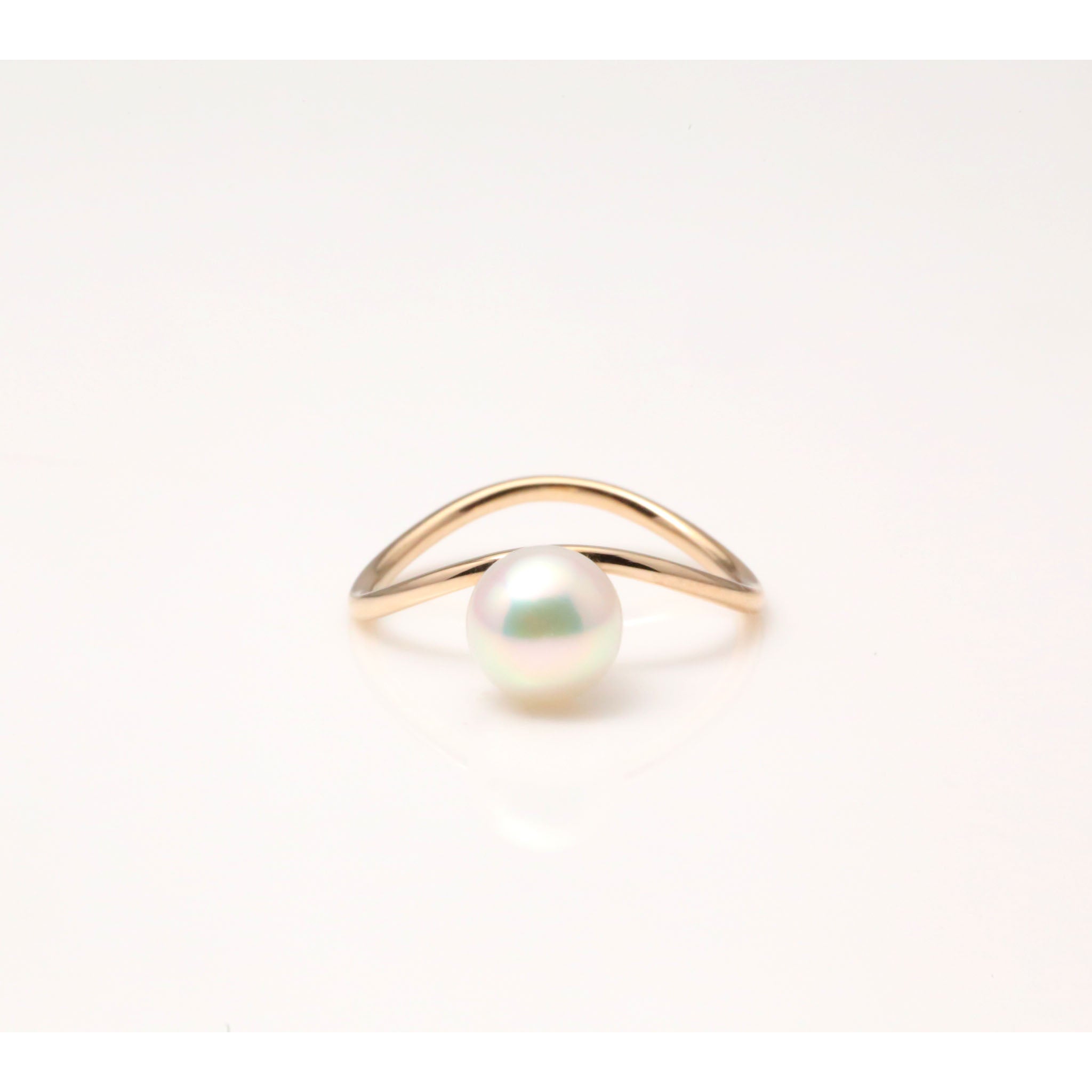 パール K18リング(アコヤ真珠/6.5mm/6月誕生石)《25V02807》
