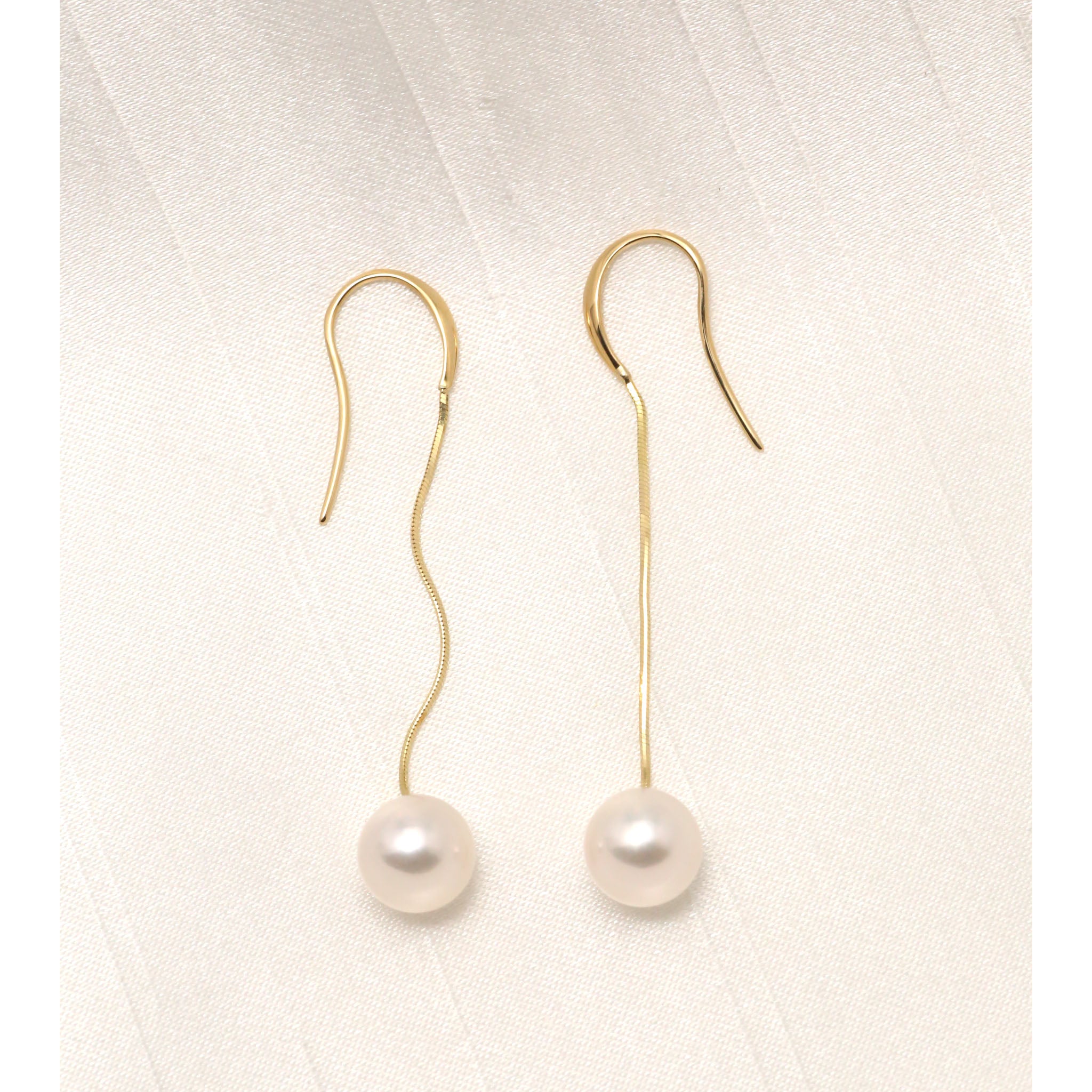 パール K18ピアス(アコヤ真珠/7.5mm/6月誕生石)《25V02906》