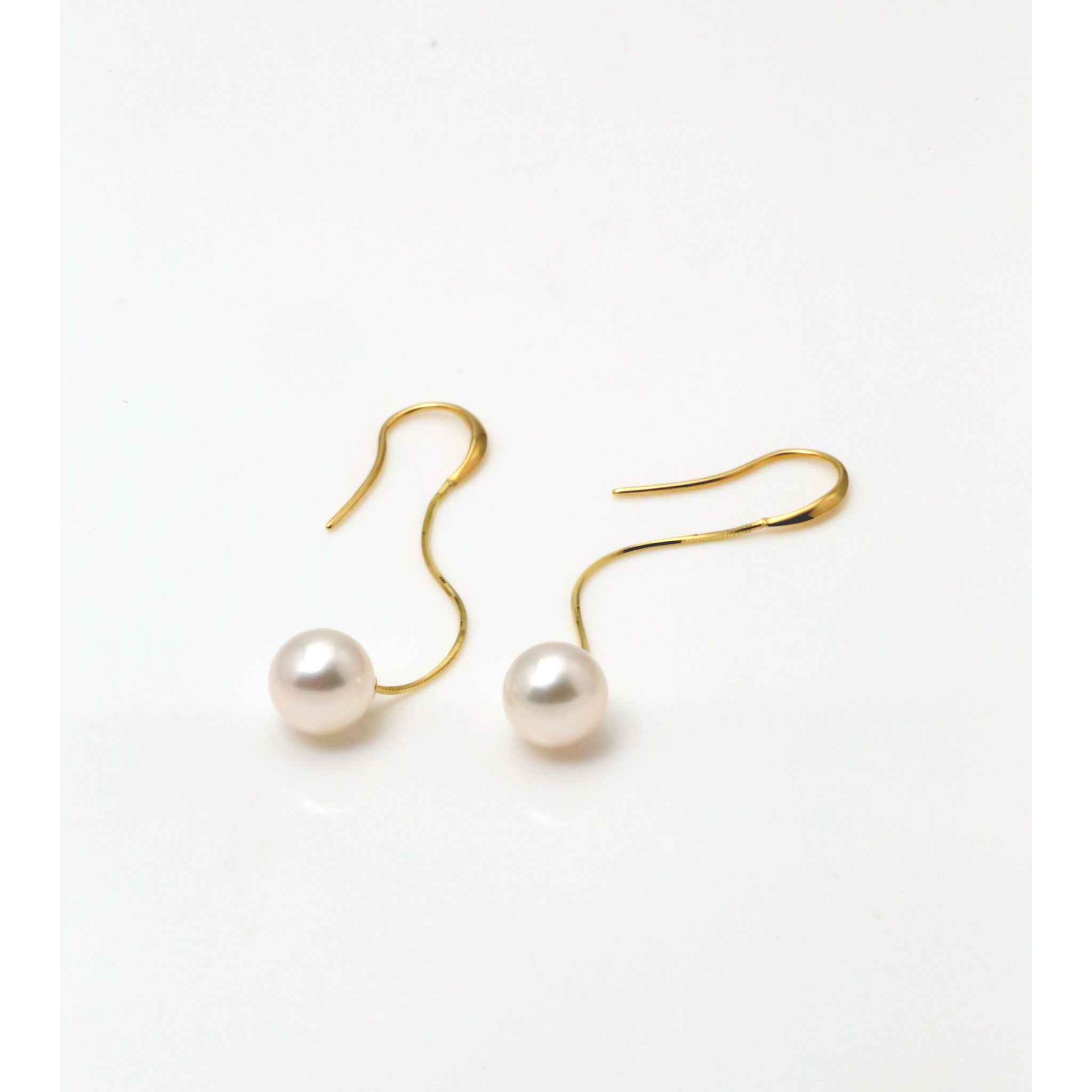 パール K18ピアス(アコヤ真珠/7.5mm/6月誕生石)《25V02906》