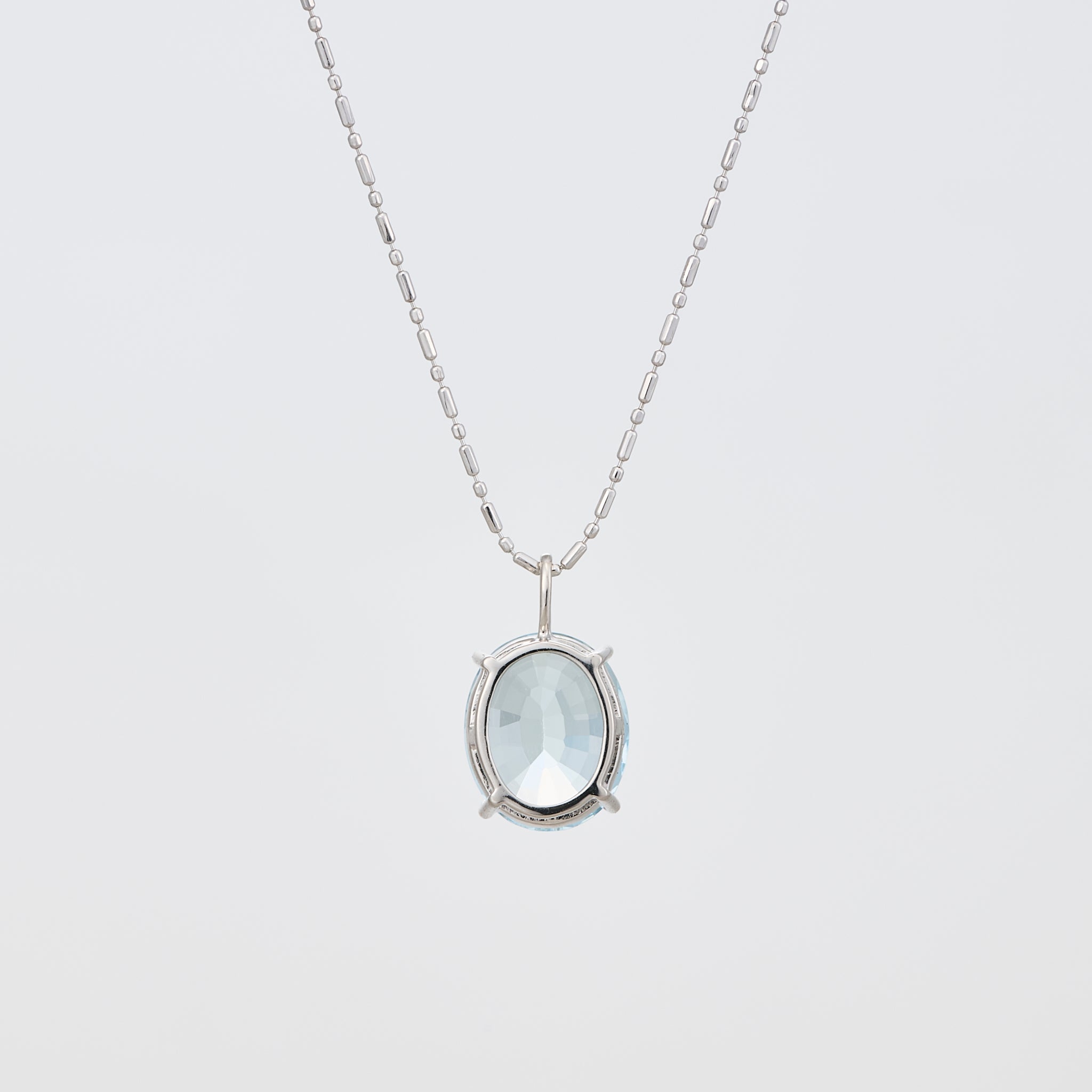 アクアマリン プラチナペンダント(4.0カラット/3月誕生石)《25V03104》