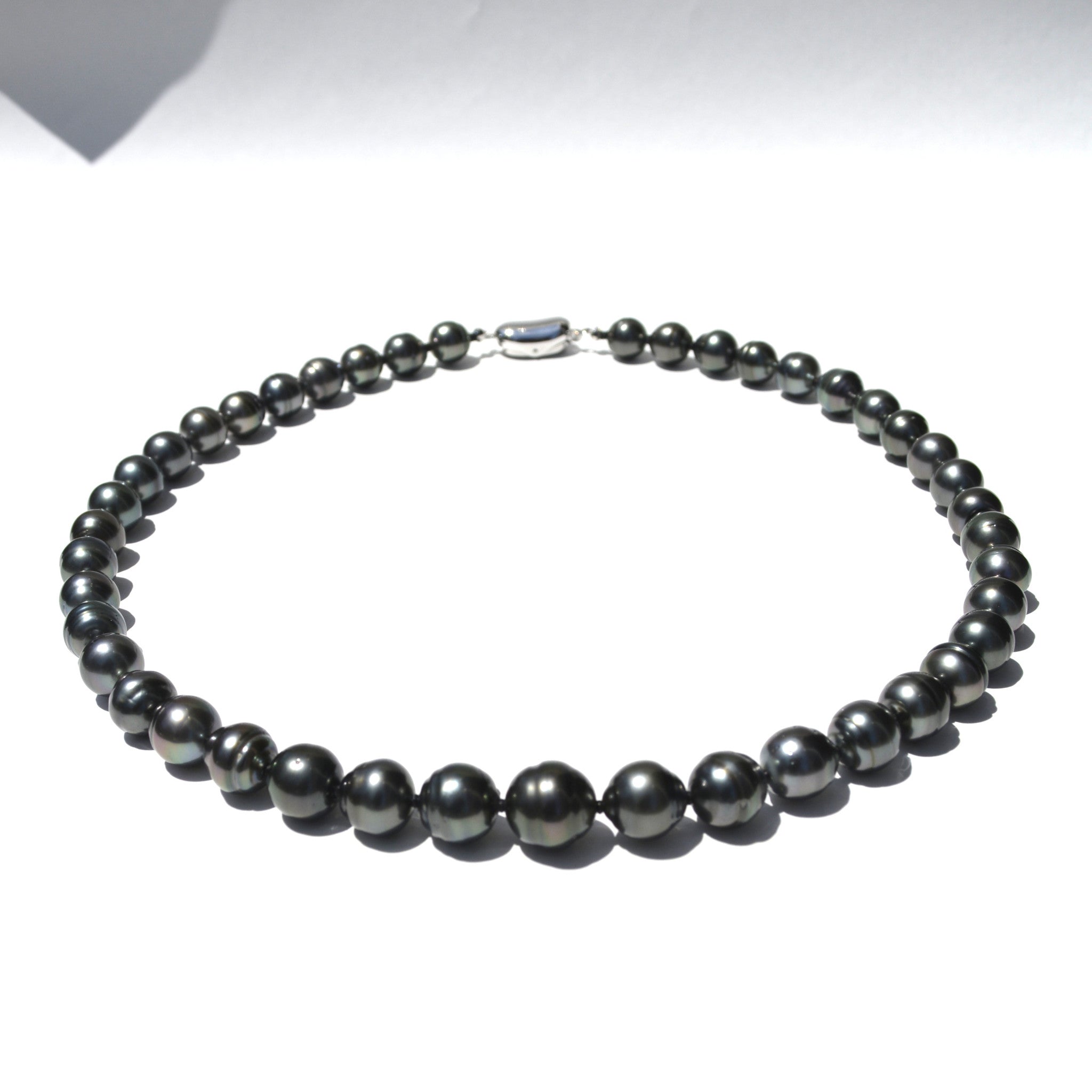 【限定6点】パール ネックレス(黒蝶/8〜11mm/バロック系/6月誕生石)《25V03108》