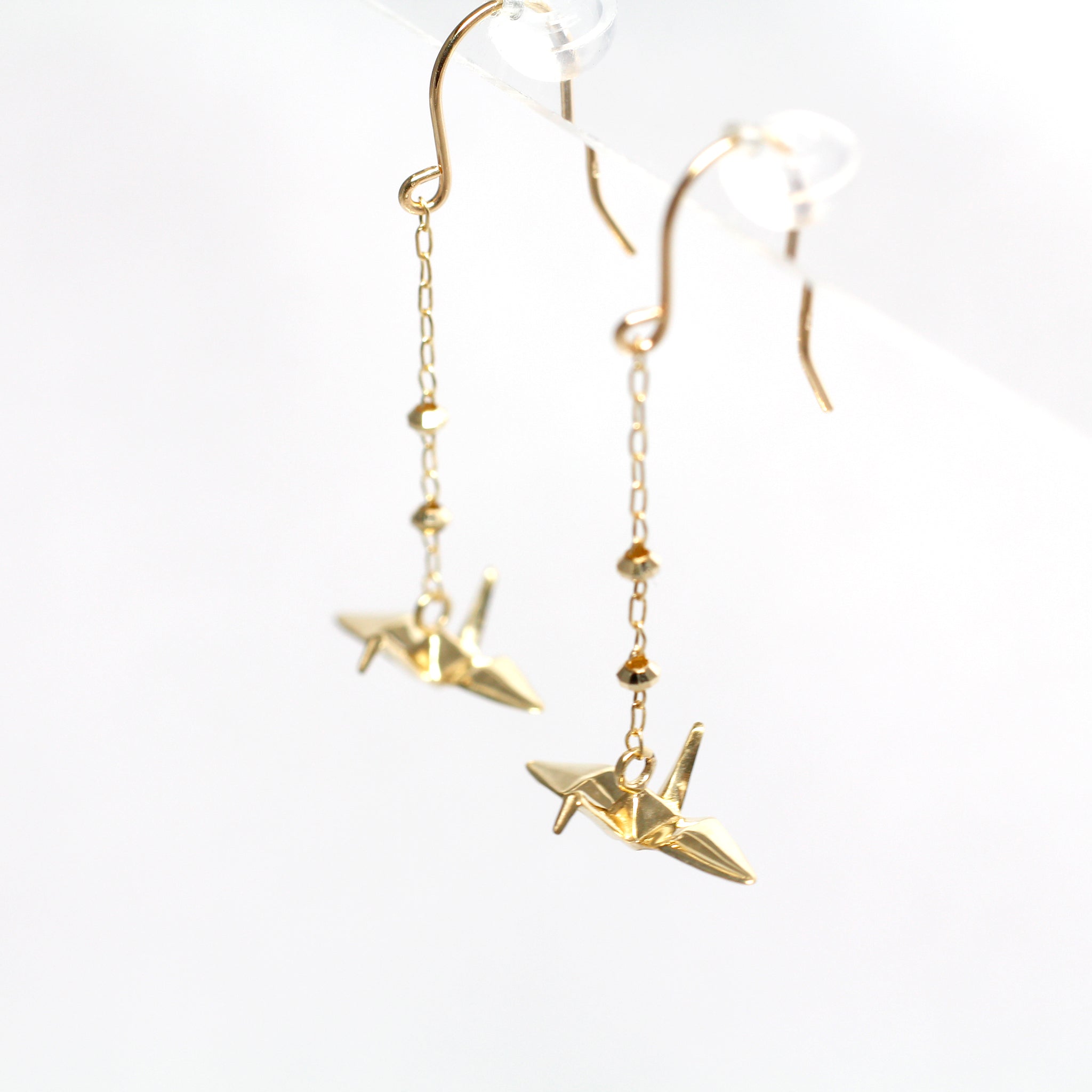 K10ピアス(折り鶴モチーフ)《25V03204》