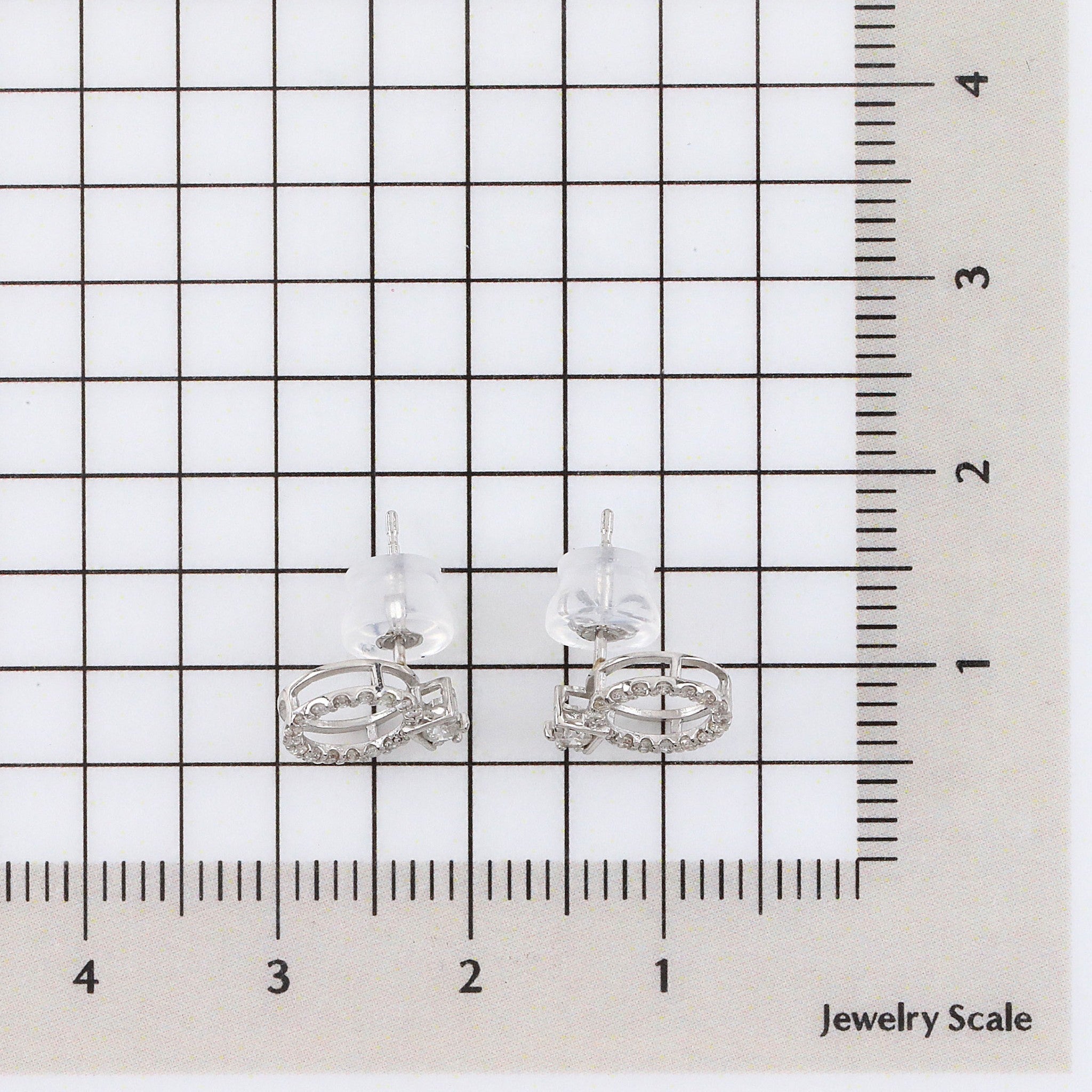 ダイヤモンド プラチナピアス(4月誕生石)《25V03508》
