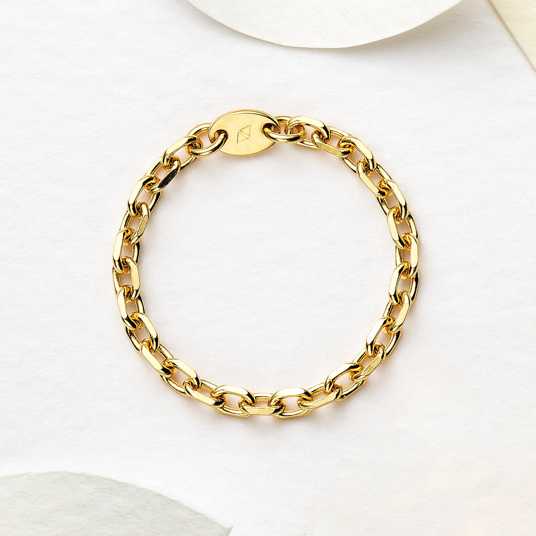 K18リング(チェーンモチーフ)《25V03604》