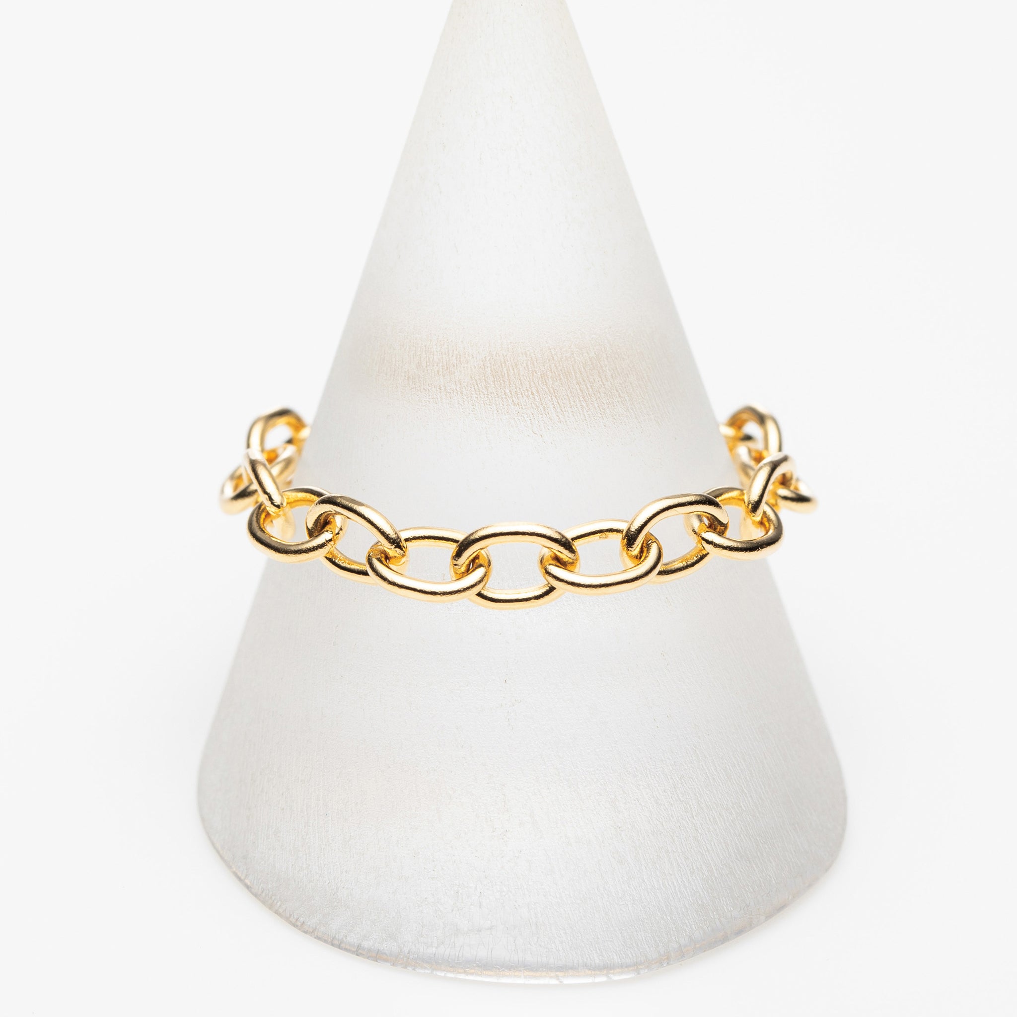 K18リング(チェーンモチーフ)《25V03605》