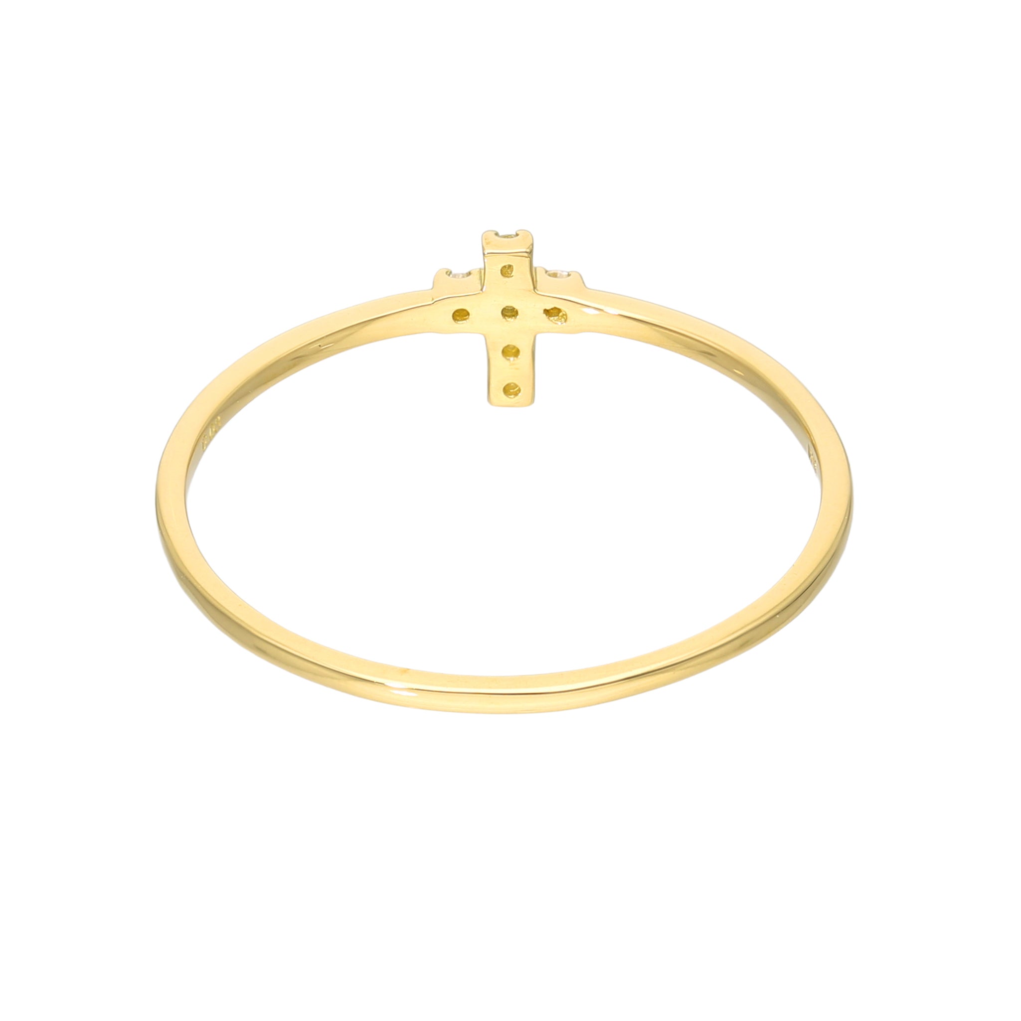 ダイヤモンド K18リング(4月誕生石)《25V03703》