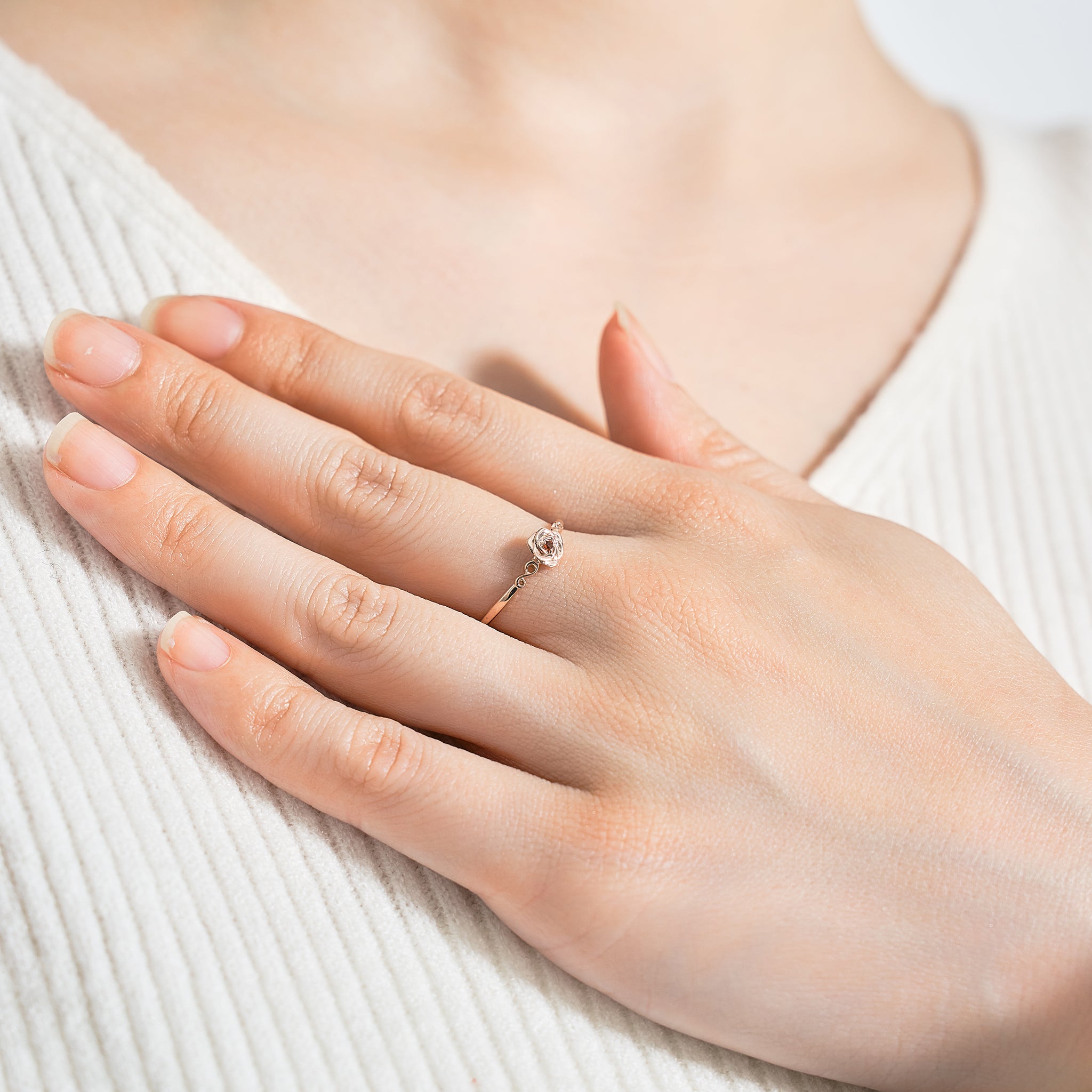 ガーネット K10リング(1月誕生石)《25V03712》