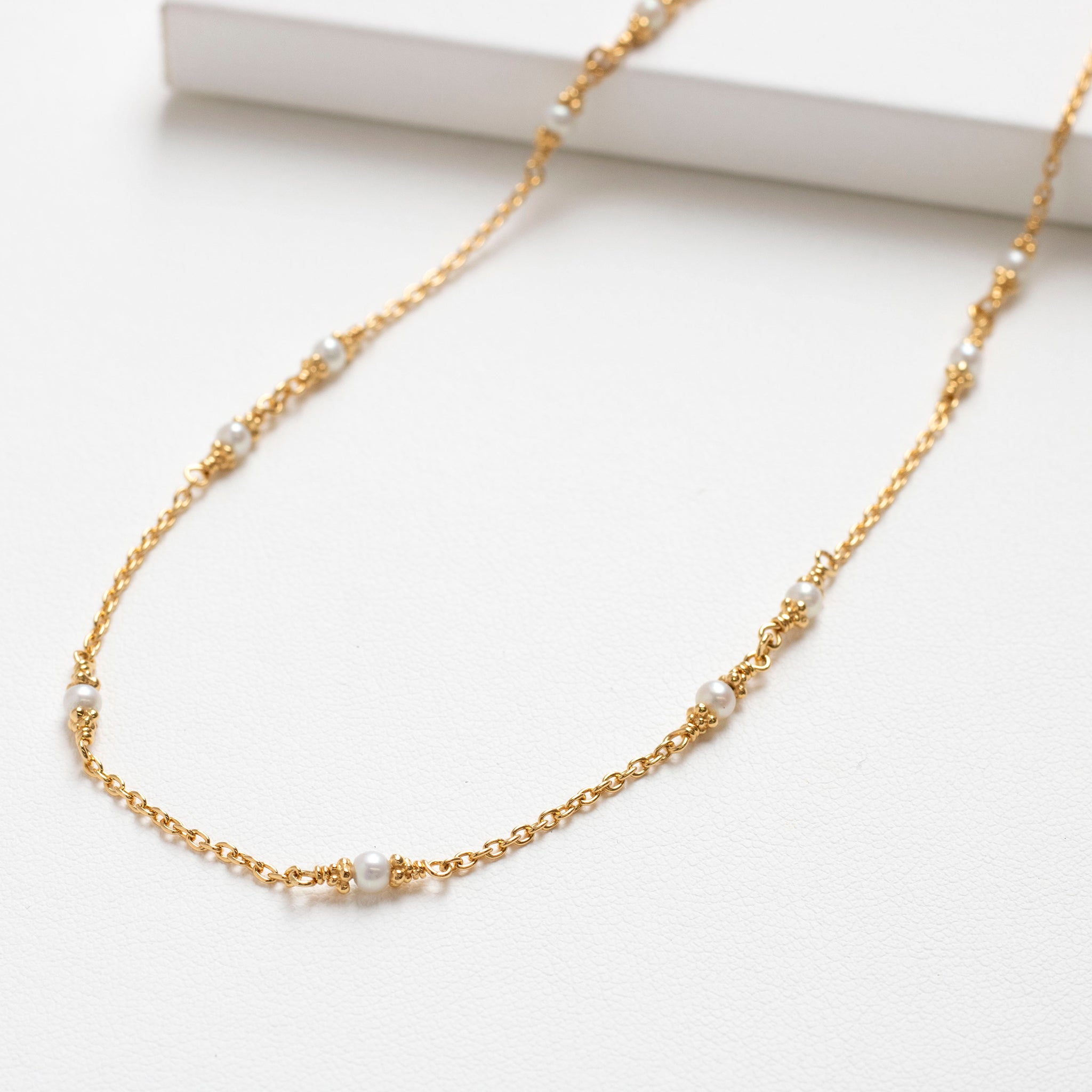 パール シルバーネックレス(淡水真珠/ロング/60cm/6月誕生石)《25V03808》