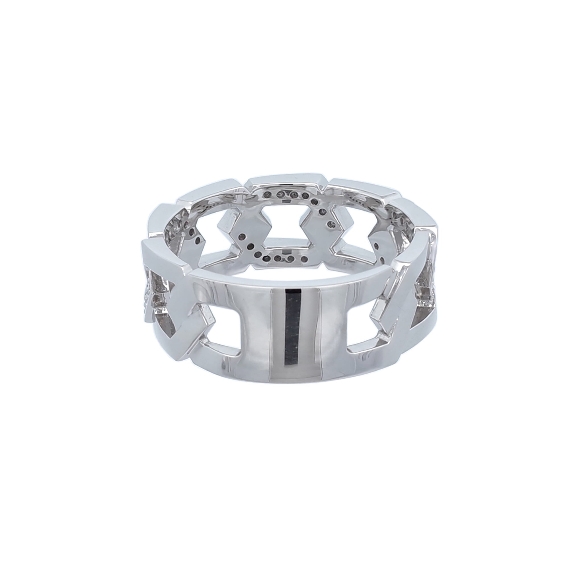 ダイヤモンド プラチナリング(4月誕生石/鑑別書付)《25V03901》