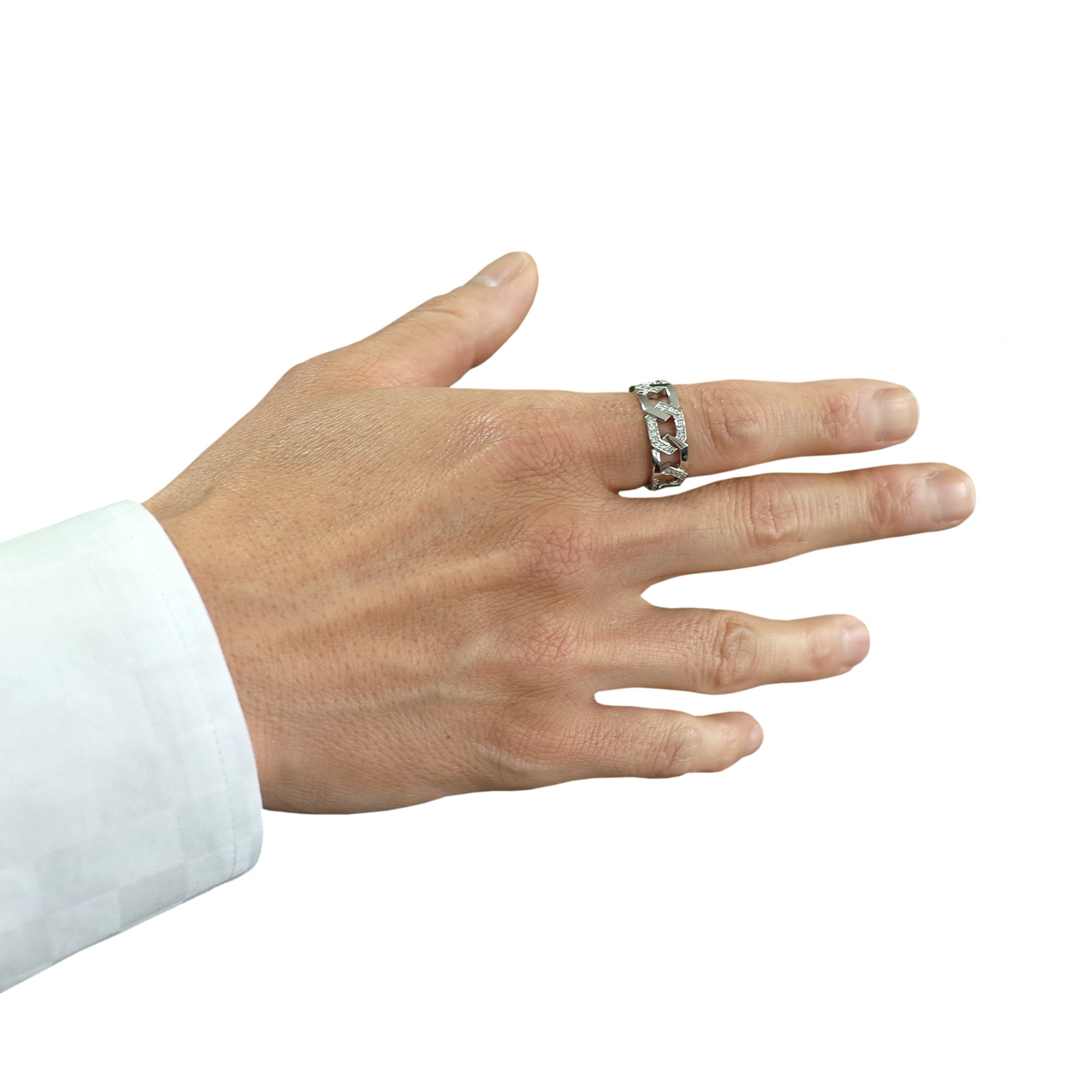 ダイヤモンド プラチナリング(4月誕生石/鑑別書付)《25V03901》