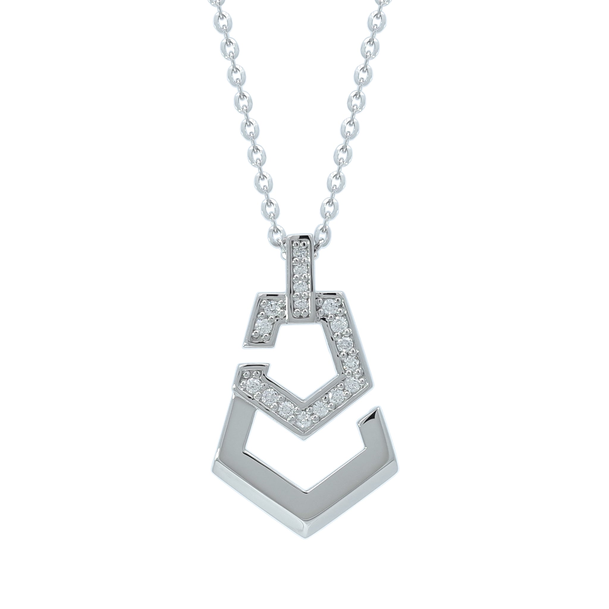 ダイヤモンド プラチナネックレス(4月誕生石/鑑別書付)《25V03902》