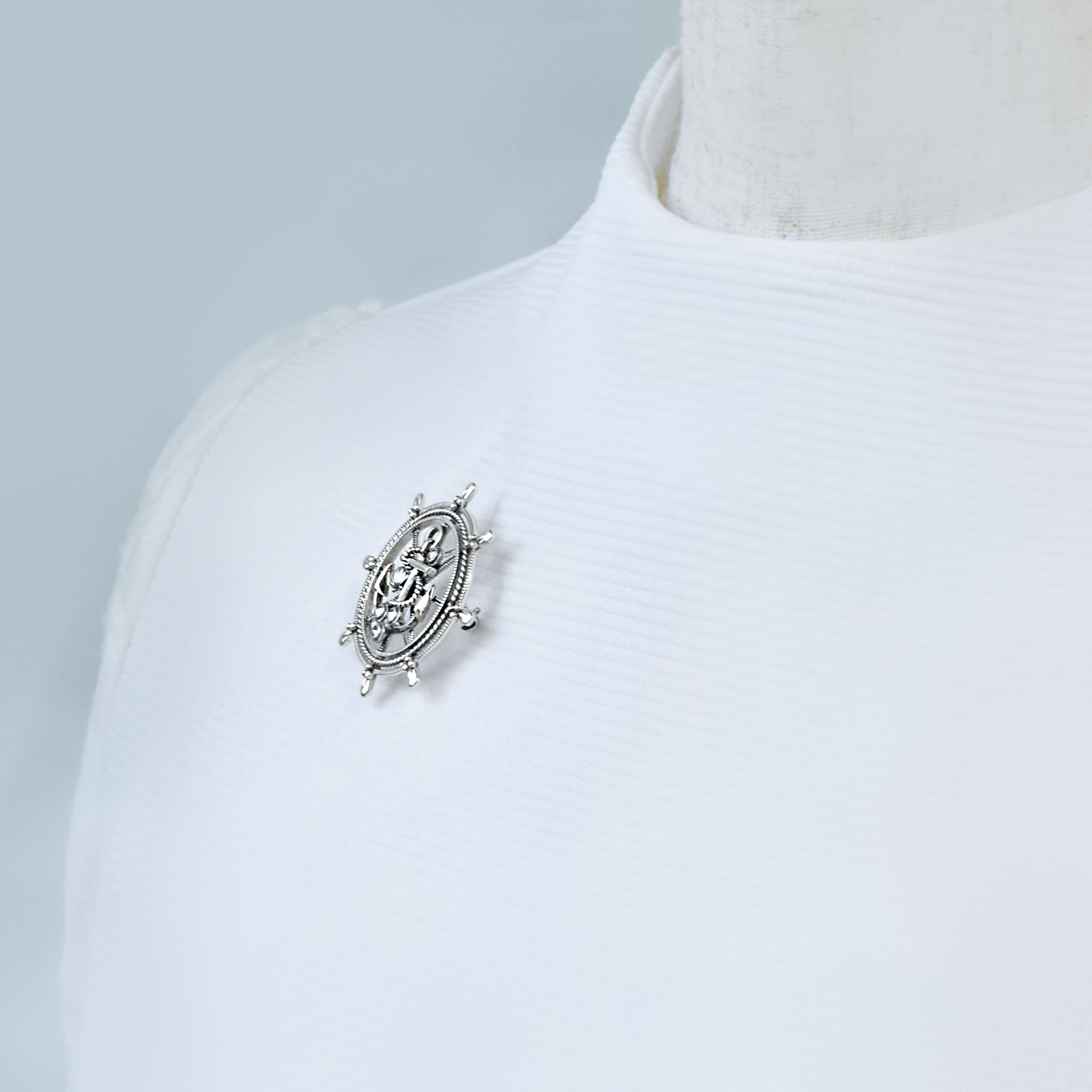 マルカジット シルバーブローチ兼ペンダントトップ(アンカー(錨)モチーフ)《25V03910》