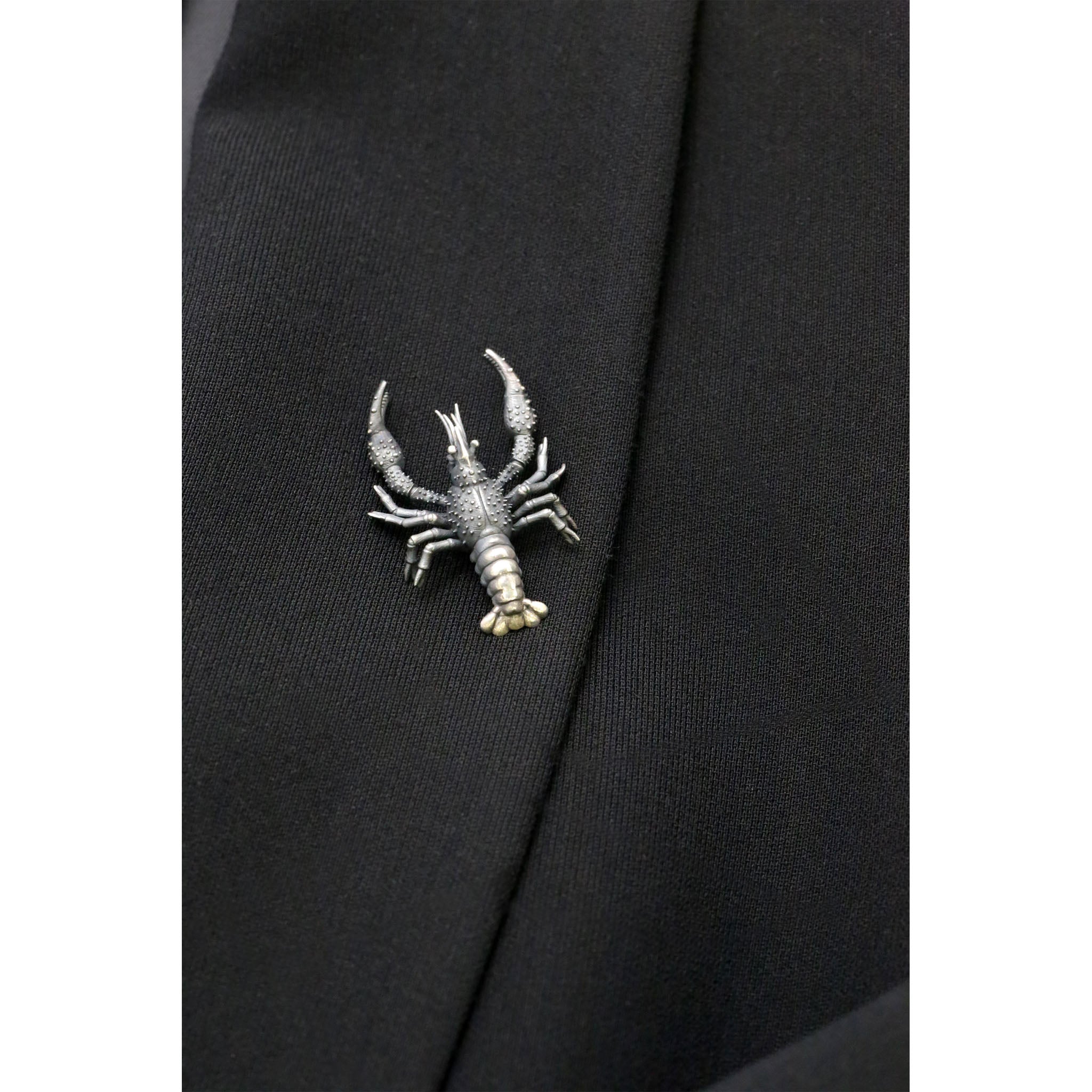 シルバーブローチ(ザリガニモチーフ)《25V03913》