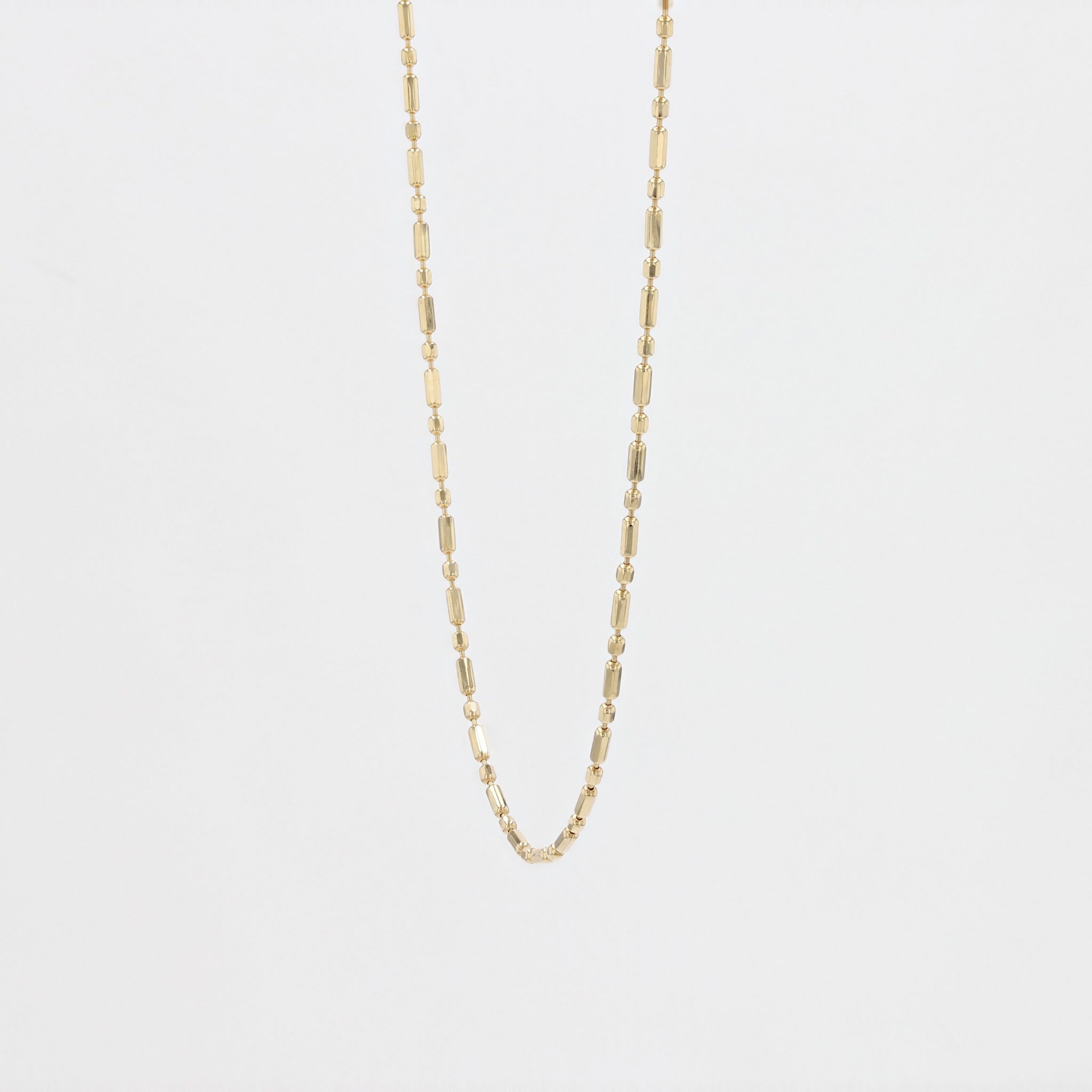 K18ネックレス(ショート&ロング/幅0.8mm/45cm/フリーアジャスター/「楽わ」付き)《25V04008》