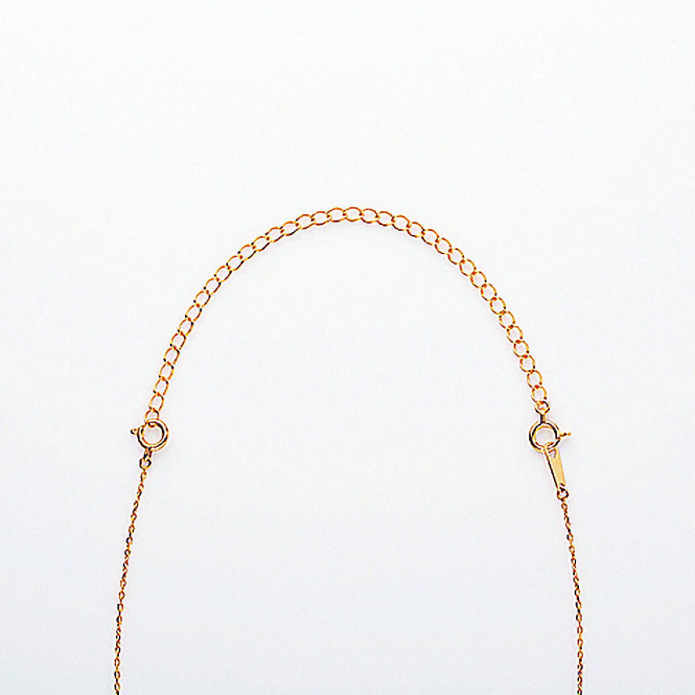 K18アジャスターチェーン(ピンクゴールド/10cm/「楽わ」付き)《25V04011》