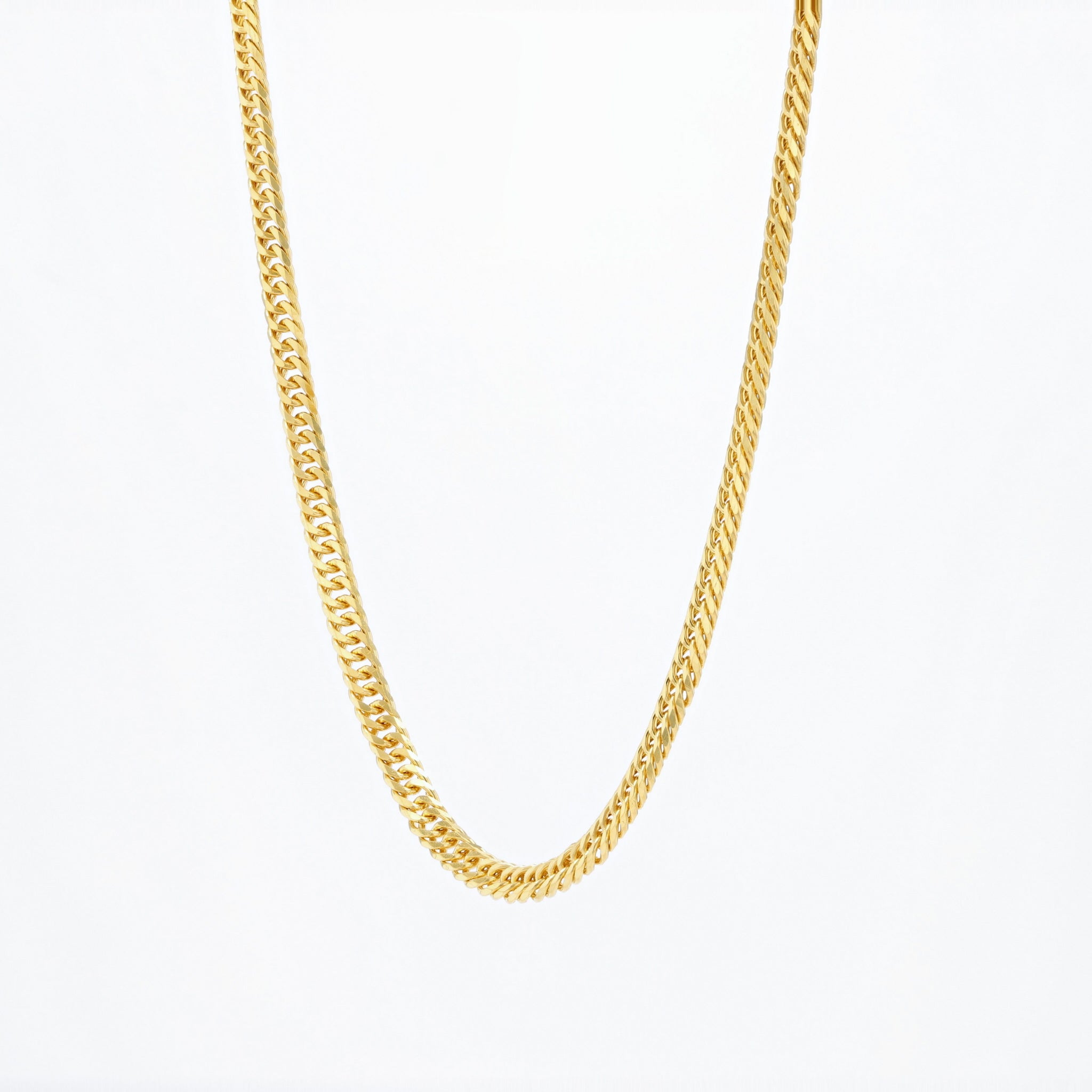 K24ネックレス(純金/喜平ダブル6面カット/造幣局品位刻印付/20g/50cm)《25V04103》