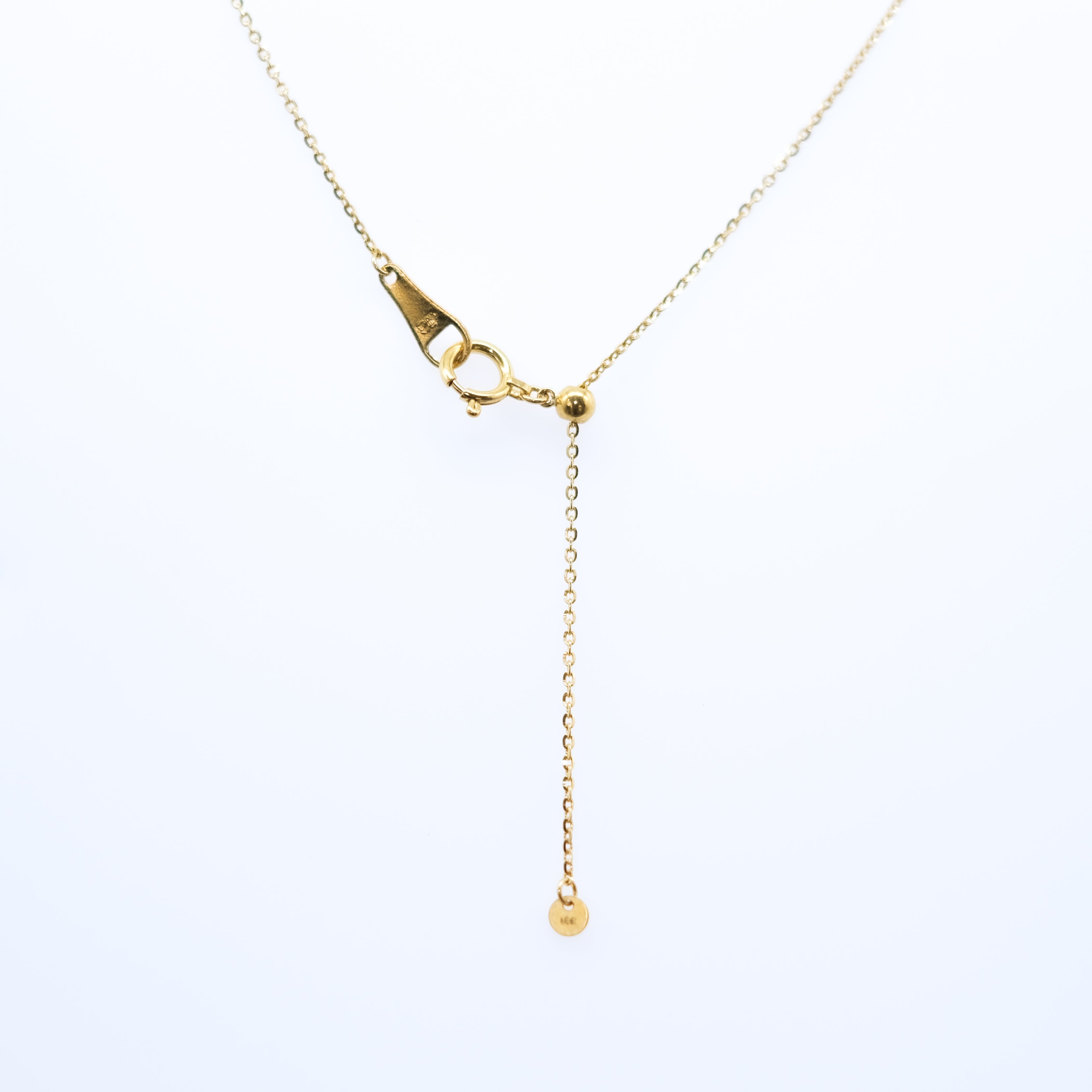 ダイヤモンド K24ネックレス(純金/ヘビモチーフ/4月誕生石)《25V04205》