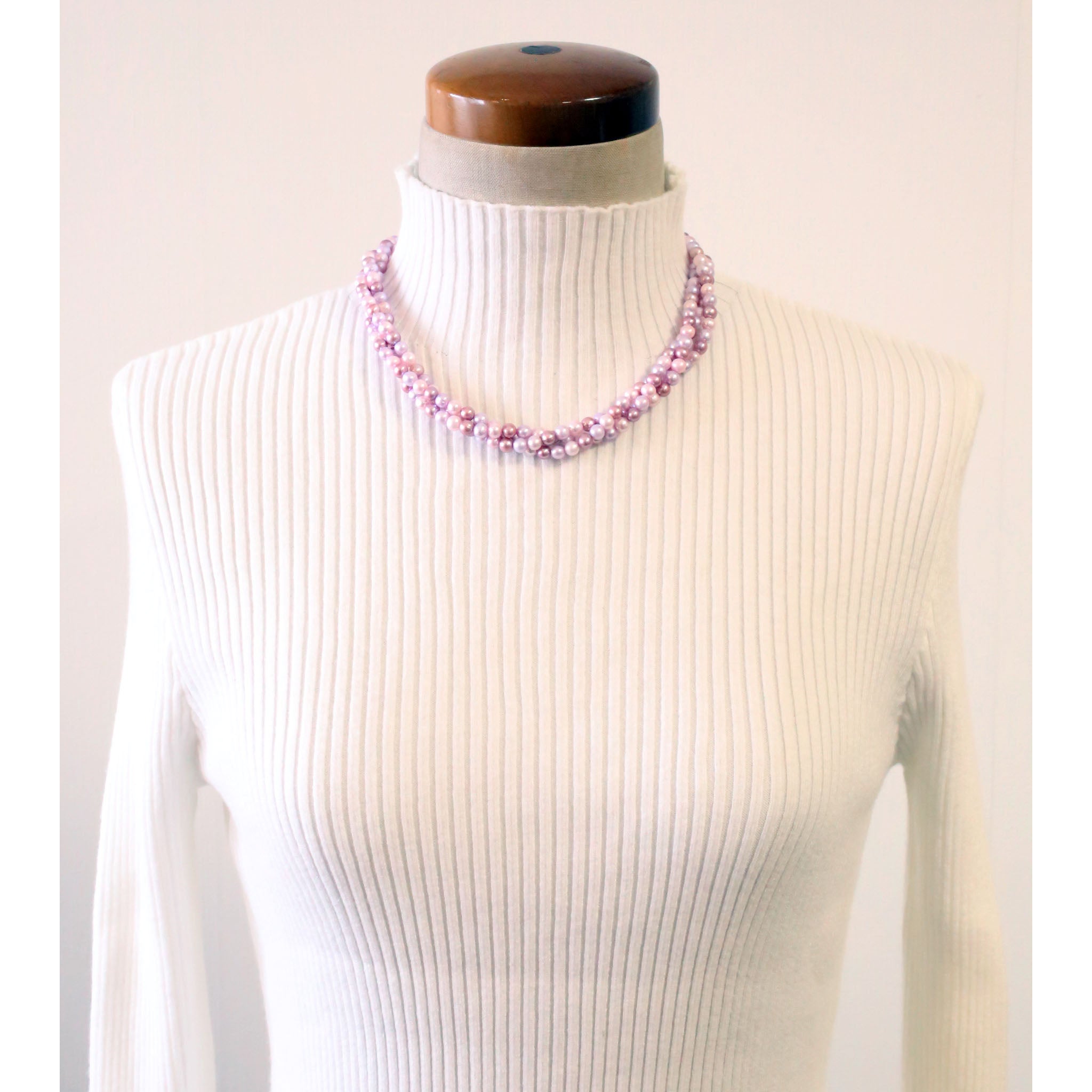 パール ネックレス(淡水真珠/5.5〜6mm/6月誕生石)《25V04701》