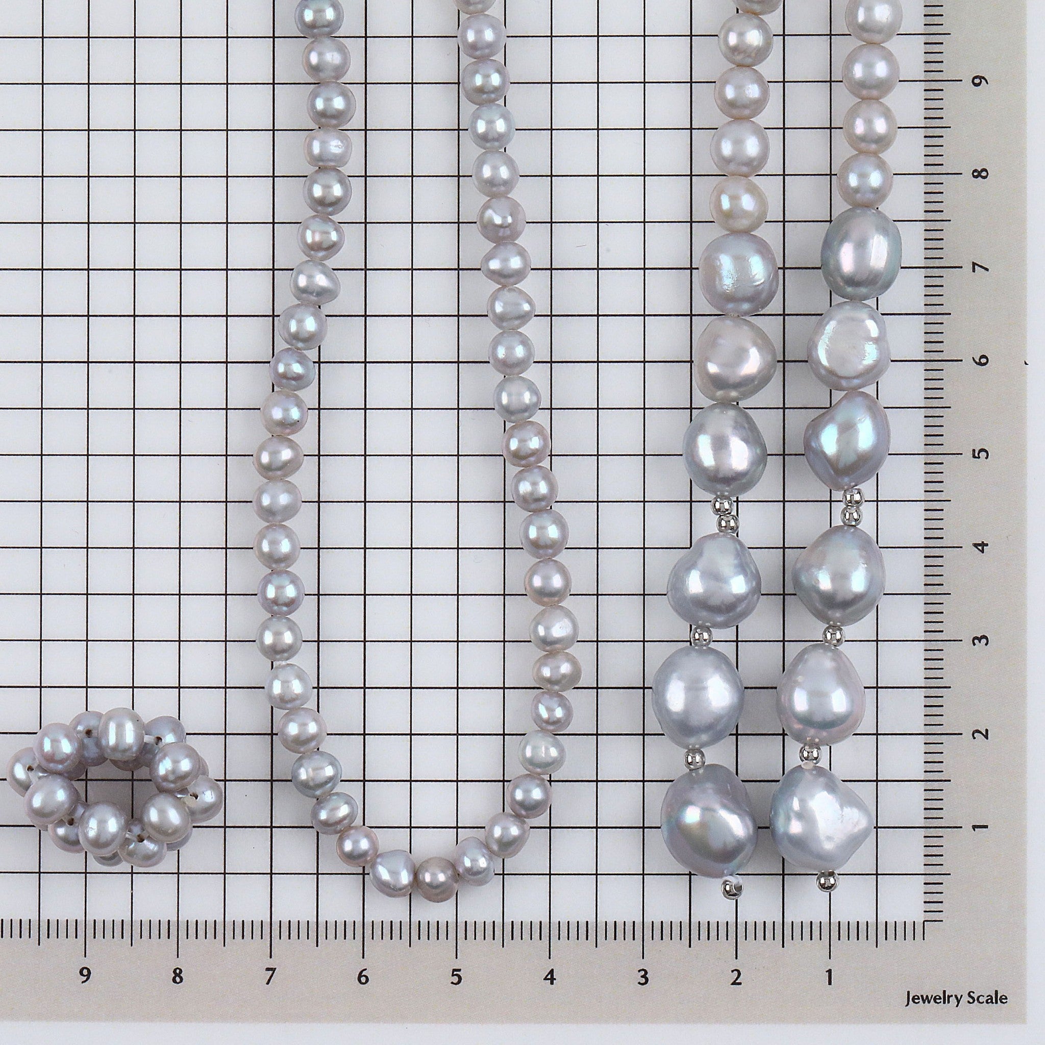 【限定40点】パール ネックレス(淡水真珠/淡水パールパーツ付/ロング/90cm/6月誕生石)《25V04702》