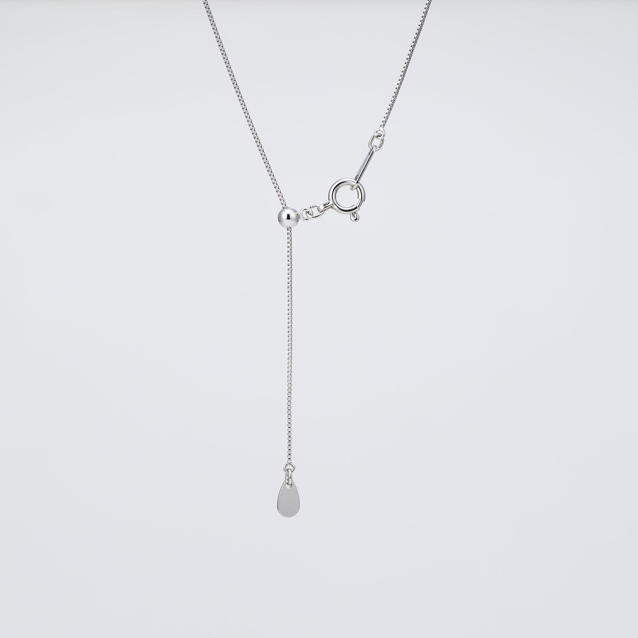 ダイヤモンド プラチナネックレス(クローバーモチーフ/4月誕生石)《26A00309》